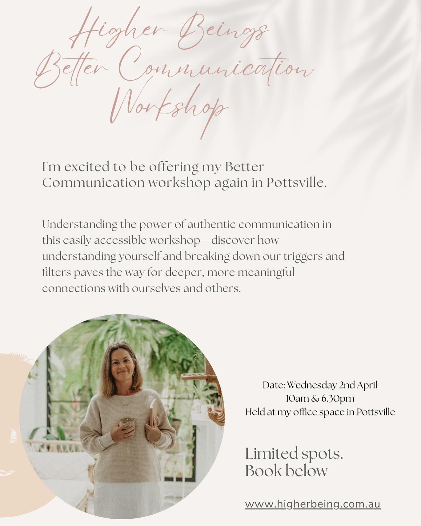 This relaxed, insightful workshop is for everyone- Men, women, parents, grandparents, teachers and teenagers. Limited spots available so jump over now and book.