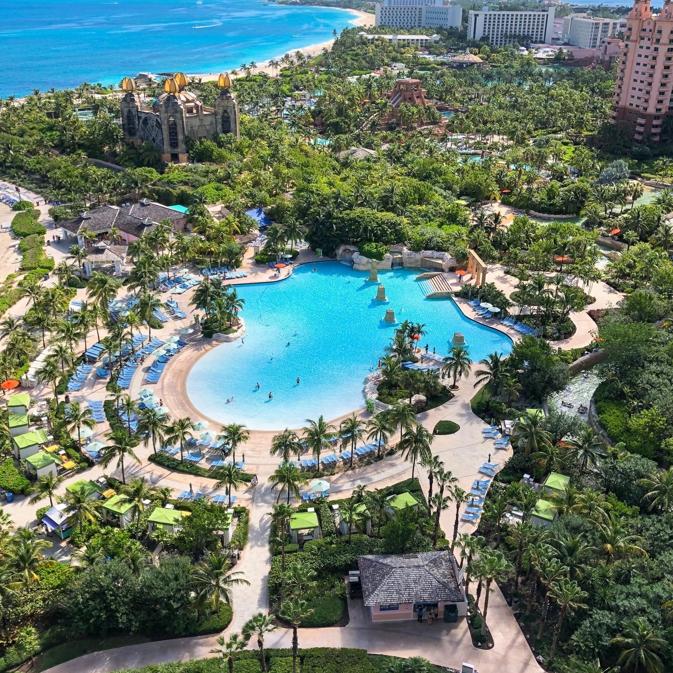 Spent 5 nights at the Reef at Atlantis, Bahamas for my daughter's spring break. It was HUGE, but never felt crowded. Clean and friendly staff. A lot of rooms are currently being renovated and refreshed (but never heard any noise). The white sand beach and clear ocean water were the highlight of the vacation. We'll be back. #monterratravel #atlantis #springbreak #beachvacations #bahamas #waterslides #virtuoso