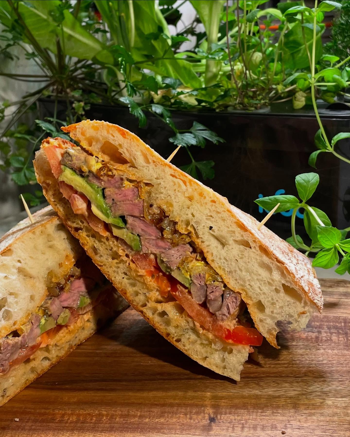 Let’s make a sandwich 🥪
Ribeye. 🥩
Amba aioli. 🥭
Avocado. 🥑
Tomato. 🍅
Caramelized onions. 🧅
Royal sauce. 🫙
All wrapped in warm, fluffy frena. 🍞
This isn’t just a sandwich — it’s a full-on flavor trip. ✨
Savory, tangy, creamy, spicy, juicy — every bite hits different. 🕺
🌿 #YallaMarVa
#RibeyeSandwich #RoyalSauce #AmbaAioli #MiddleEasternFlavors #FrenaBread #SteakLovers #TelAvivEats #ChefLife #FoodieHeaven #SandwichGoals #AvocadoLove #Foodstagram #StreetFoodVibes #MeatLoversUnite #BoldFlavors #ZestyAndFresh #GourmetSandwich #MessyAndPerfect #FlavorExplosion #MarvaEats #BiteIntoHappiness #FoodWithSoul #CuratedBites #FarmToTableVibes #TelAvivFoodScene #NextLevelSandwich