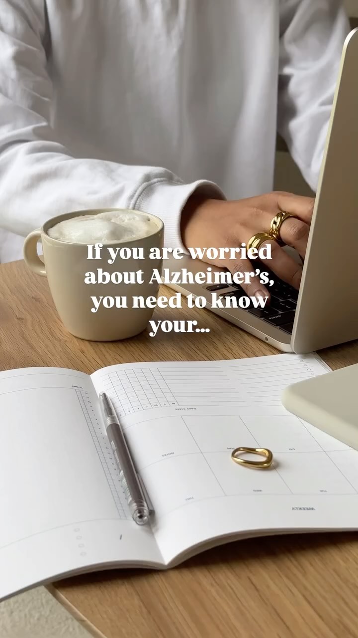 If you are worried about Alzheimer’s because of a family history or because you have noticed changes in your cognition, tracking these markers is important.
These are some of the indicators that are associated with an increased risk of developing Alzheimer’s. The good news is that they can all be improved with diet and lifestyle strategies.
If would like to find out more about what you can do to prevent Alzheimer’s, drop me a DM and let’s chat.
Michaela x
#menopause #brainhealth #alzheimers #alzheimersprevention #womenover40 #womenover50 #healthyaging #health #wellbeing #cognition #brainfit
