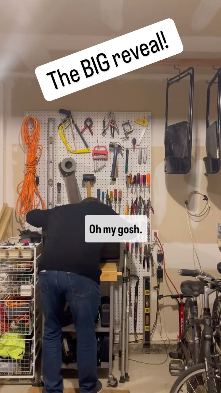 By far, the best reveal I’ll ever get! @aileen_zurka_kelly you knew your way into your man’s heart with this gift! #appreciation #thegiftoforganization #organizing the Main Line! #mainlinemoms #mainline #mainlinepa