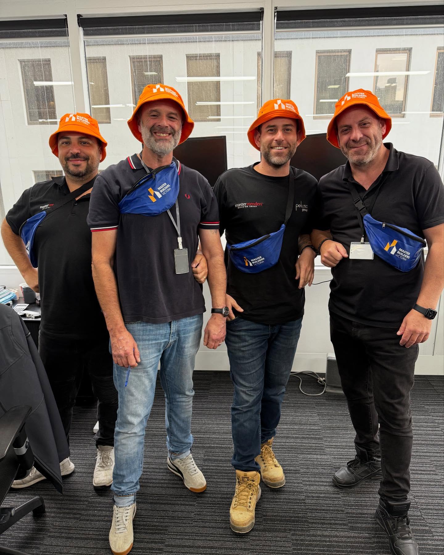 š¶āāļø The boys are gearing up for the Walk for a Bloke! š¶āāļø
Big thanks to Master Builders Association of Victoria for hooking us up with some goodiesānow all we need is the fresh pair of TNs to complete the look! (If you know, you know š).
Walking to support mental health & suicide preventionābecause real strength is in looking out for your mates. š
Stay tuned for some questionable walking techniques and highly competitive step counts. š
#WalkForABloke #MentalHealthMatters #TNsOrNothing #MBAVSupport #StepsForAMate Peluso Group Master Menders Building Group Spoke to a Bloke