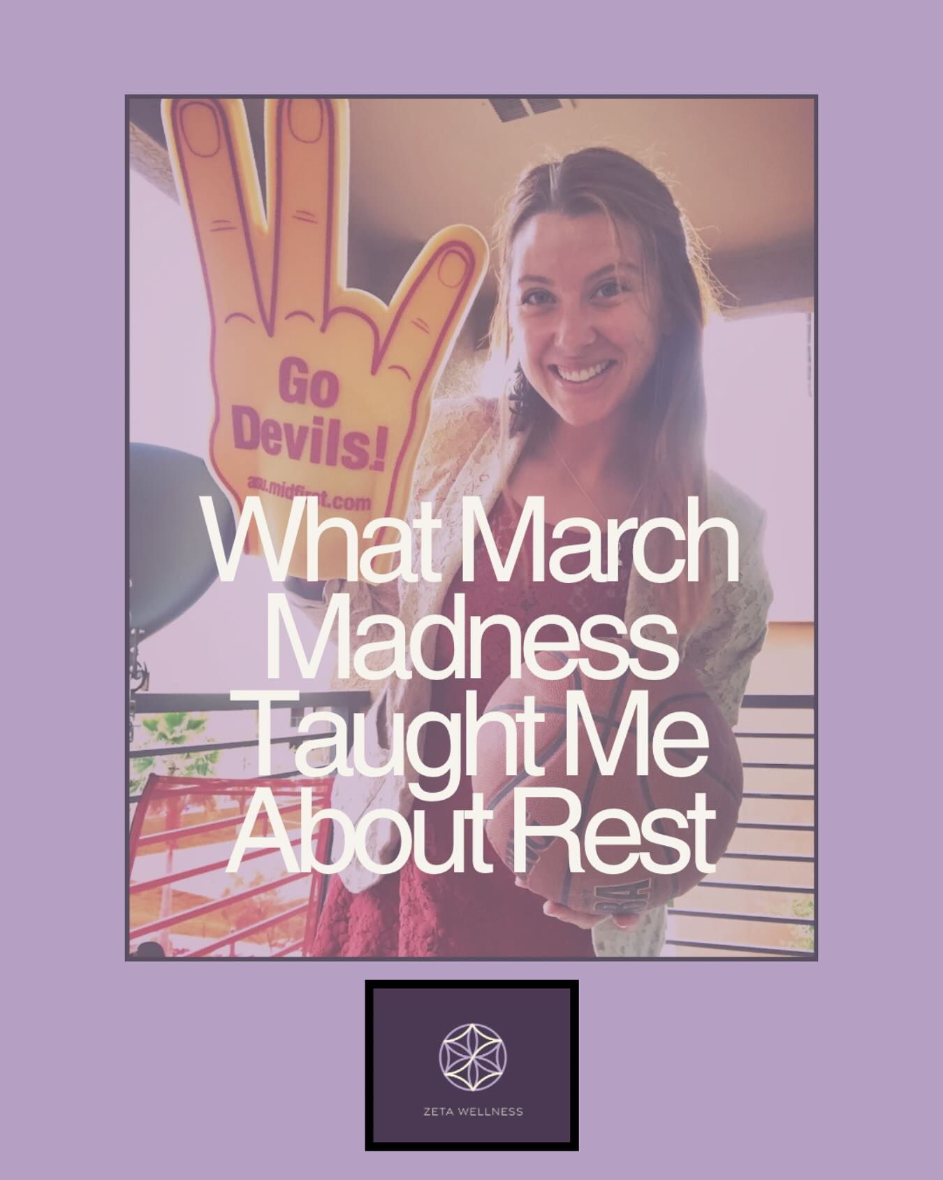 MADNESS! March Madness is one of my favorite times of the year. Whether you are cheering for the underdog or checking out the college players that are bound to have impactful NBA careers, the storylines are incredible.
As I watched the college basketball games, I couldn’t help but think of one of my more recent battles of “fighting” for my rest. Putting up boundaries and engaging in self-care when the world is constantly looking for you to do “more”. (Hello fellow people pleasers, we try until we break.)
If we want to truly rest, we can take a page out of basketball’s playbook and play a little offense AND defense. Rest doesn’t mean that we just stop. We need to DEFEND our output of energy and go on OFFENSE with activities that feed our soul.
A recent TED Talk compared our ability to recover like a bathtub. We need to stop the drain of energy from the tub AND fill it with rejuvenating activities. Here’s to you not needing to wait until the weekend to protect your energy with a full court press.
#ZetaWellness #MarchMadness #RestAndRecharge #BasketballVibes #SelfCare #Relaxation #TakeABreak