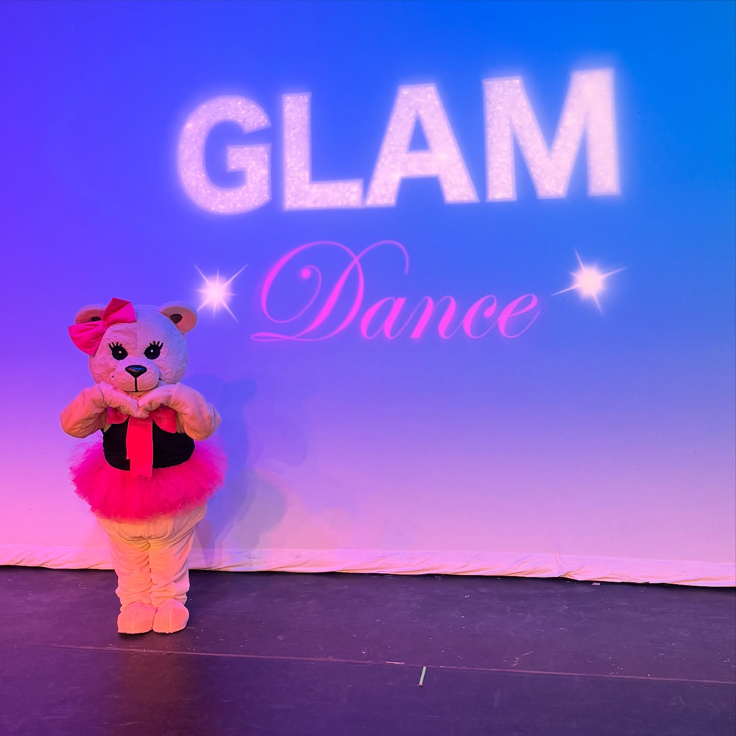 Shimmer is ready for another day of watching Glam Dancers shine on stage! 🩰