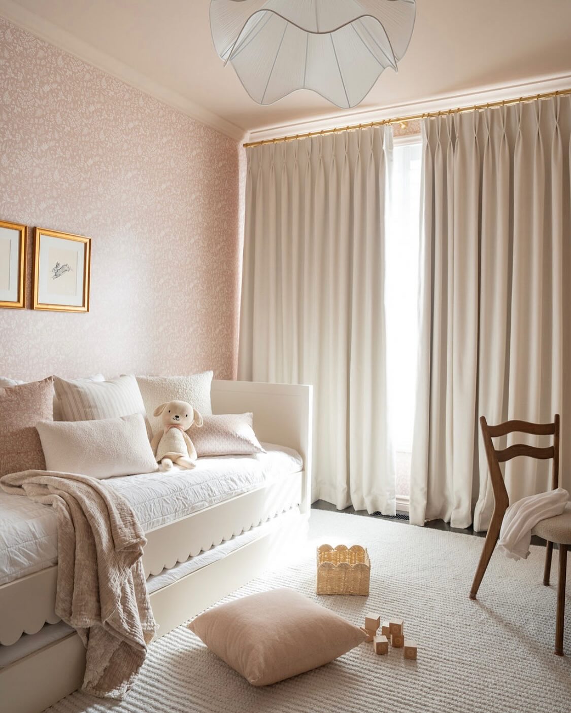 Introducing Project Fit For a Princess! 👑
Designing this dreamy bedroom was an absolute joy, but the best part? Seeing our sweet little client’s face light up when she saw her new space! ✨
My personal favorite? The wallpaper. This client trusted us completely and went all in—covering all the walls—and it paid off. The result? A magical, whimsical space fit for a princess. 💕
Would you be bold enough to wrap a room in wallpaper? Let us know in the comments! ⬇️
Styling by @withmichele
Captured by @anthologymarketing
#FitForAPrincess #DreamyBedrooms #WallpaperMagic #howihome #smmakelifebeautiful #finditstylelt #sodomino #inmydomaine #house #houseandhomemag #styleathomemag #littlegirlsroom