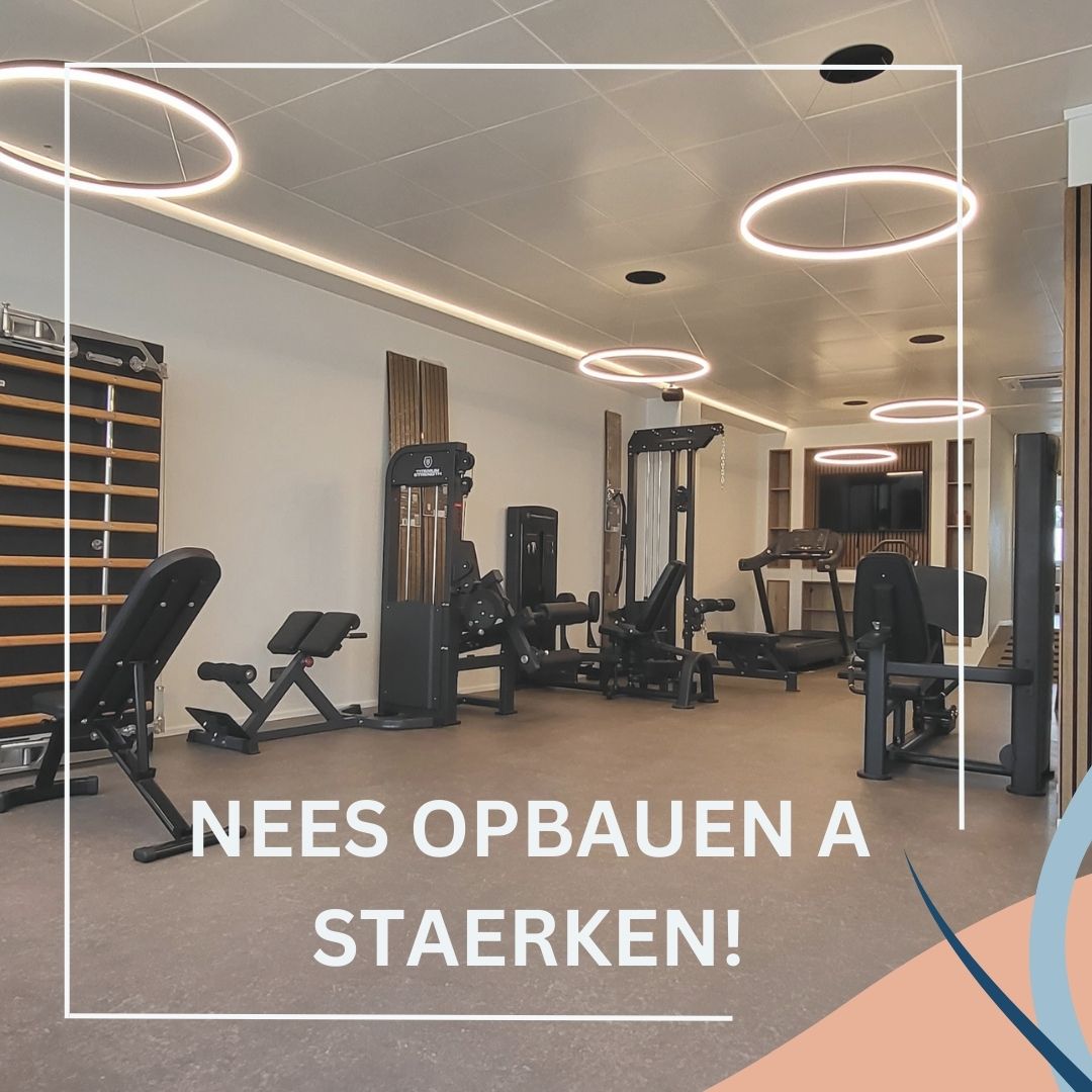 💪 Rehabilitatioun no enger Operatioun oder Réckeschoul 🏋️♂️
✅ 70 m² moderne Fitnessberäich
✅ Top-Equipement fir Reha & Réckestärkung
✅ Individuell Begleedung, privat Atmosphär
✅ 70 m² espace fitness moderne
✅ Matériel adapté pour rééducation & école du dos
✅ Accompagnement individuel, ambiance privée
📍 Huelt elo ären RV op www.beweegungsatelier.lu #Reha