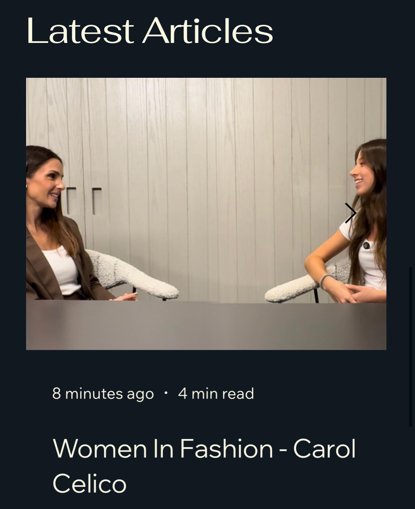 Women In Fashion
Uma das influencers mais inspiradoras do Brasil, Carol Celico divide a sua trajetória ao criar a própria marca de roupa feminina, NIINI.
leia aqui: https://www.womenin.online/pt/post/women-in-fashion-carol-celico
One of the most inspiring influencers in Brazil, Carol Celico, shares her journey to becoming the founder of the women’s fashion brand, NIINI.
read here: https://www.womenin.online/post/women-in-fashion-carol-celico-1