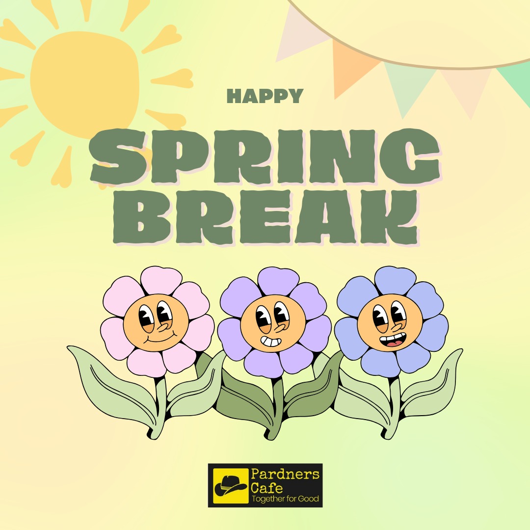 Happy Spring Break Cody!
We hope the winds don't snatch you away today!
Be sure to stop by Pardners for coffee, cookies, and lunch!
#pardnerscafe #TogetherForGood #SpringBreak2025