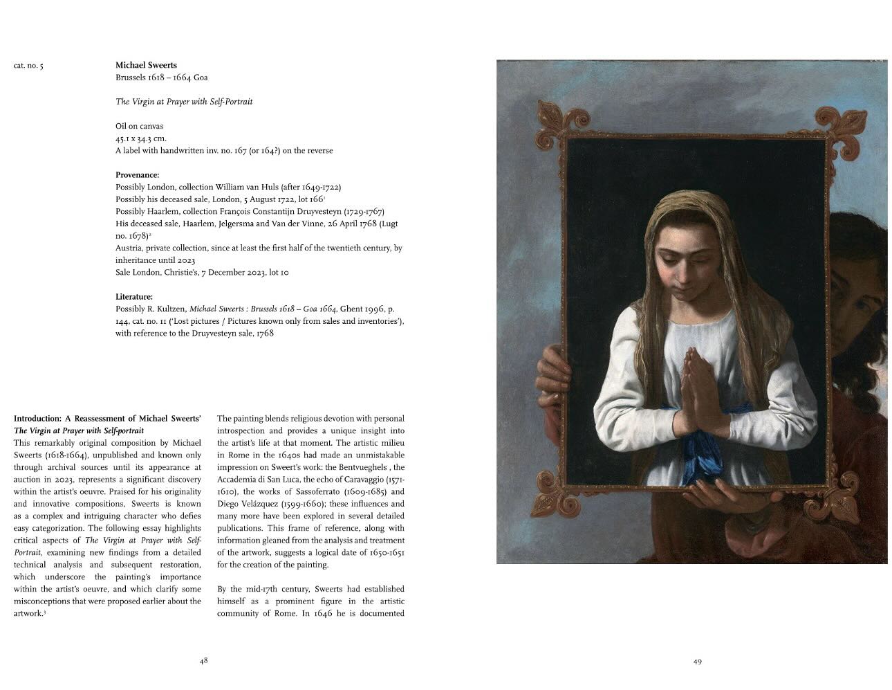 As TEFAF Maastricht 2025 comes to an end, we’re filled with gratitude and inspiration.
We are especially grateful for the attention and appreciation given to one of the remarkable artworks we treated — Michael Sweerts’ The Virgin at Prayer with Self-Portrait.
This rare and deeply introspective painting drew great interest during the fair, and we’re proud to have contributed to its restoration and rediscovery.
Our in-depth article about this extraordinary work — exploring the painting’s technical and art historical aspects - was featured in the printed Salomon Lilian Catalogue.
For those who couldn’t get their hands on a copy, we’re delighted to now share the article digitally. You can read it in full below, including detailed visuals, restoration insights, and technical imaging.
Click in the link in the bio to read the full article.
#TEFAF2025 #MichaelSweerts #ArtConservation #RedivivusStudio #PaintingRestoration #OldMasters #ArtRestoration #TechnicalArtHistory
#CulturalHeritage #MuseumStudies