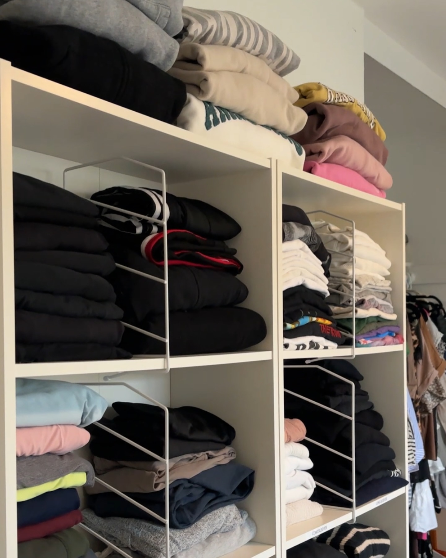 Imagine transforming piles of clothing into a beautifully organized space in just a few sessions. That’s exactly what we did—properly sorting clothes, decluttering, light cleaning, and tons of folding—so our very pregnant client could breathe easier before her baby arrives.
Busy professionals—especially ones also juggling a family—I know your time is limited. Between work, family, and everything else, decluttering can feel overwhelming. But you don’t have to do it alone! Whether it’s your closet, office, or entire home, Cloudy to Clear can help you regain control—quickly and stress-free.
Let’s make your space work for YOU. DM me to book your session!
.
.
.
.
.
#ProfessionalOrganizer #ClosetOrganization #DeclutterYourLife #BusyWomen #OrganizedHome #CloudyToClearOrganizing #TidyCloset