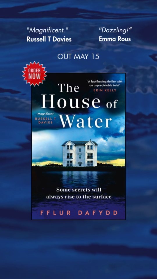 📖 One for your TBR pile…
The House of Water is out May 15 via @hodderfiction 💫
Pre-order today (link in bio)
I genuinely can’t wait for you to read it 😍
📘 Un i ychwanegu at y rhestr ddarllen…
Bydd The House of Water ar gael o Fai 15 drwy @hodderfiction.
Ar gael i’w rag-archebu nawr (linc yn y bio).
Dwi wir methu aros i rannu hon gyda chi 🤩
#bookish #crimenovel #bookstagram #booklover #thriller #crimefiction