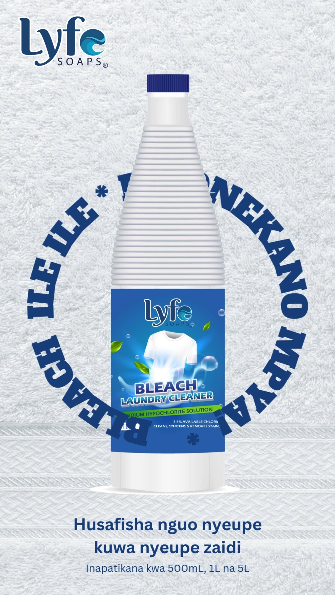 Transform your cleaning routine with LyfeSoaps Bleach! 💦 Grab yours now and experience the ultimate freshness & hygiene. #ShopNow #LyfeSoapsBleach