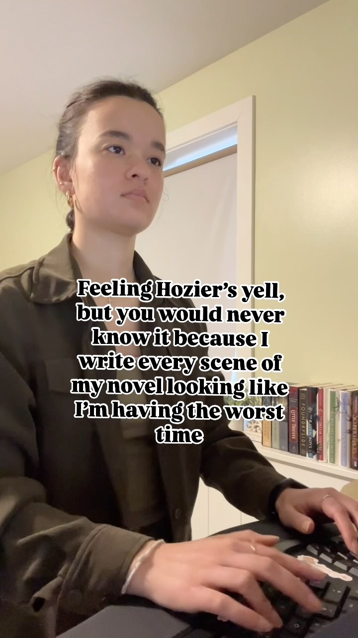 Resting writer face, anyone?
I was literally editing a scene where my main character was realizing how much she’s grown to care for the love interest. I swear the feeling translates into the romance 😅😂
Hi, I’m Megan! I’m YA author who loves talking books and writing. I will also rave about ATLA or The Hunger Games at a moment’s notice. Nice to meet ya :)
#writergram #amwriting #yaromance #youngadultromance #romance #booktok #bookstagram