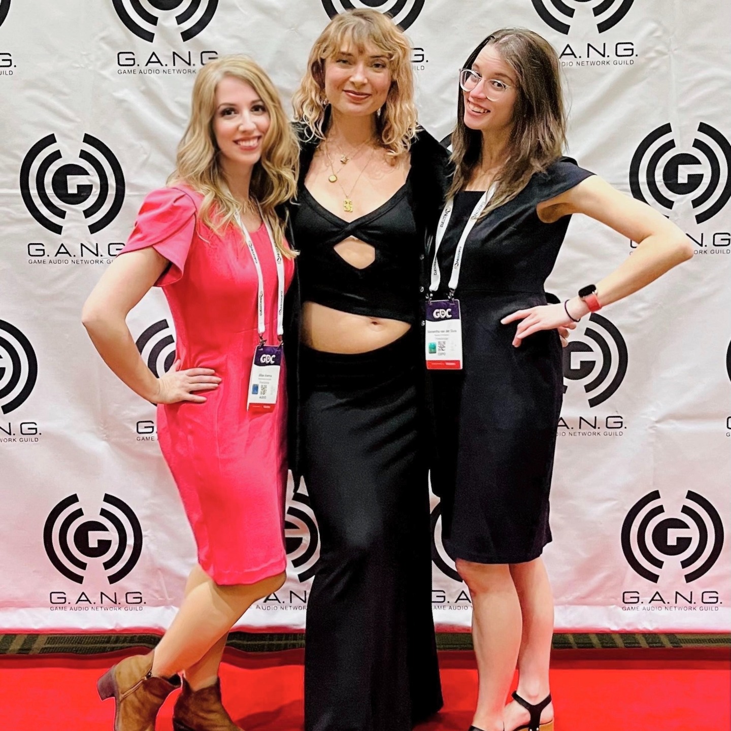 (#GDC photo dump part 2!) My heart is so damn full after #GDC2025. Being surrounded by the #gameaudio community - sharing meals, swapping stories, grabbing way too many coffees, and even riding robot cars - was magical. We laughed together, teared up with joy, and celebrated the very worlds we help to create through our art.
Iām endlessly inspired by the talent and kindness of my peers. These moments of connection are everything, and Iām leaving with a renewed sense of purpose (and a ton of gratitude). Until next year, GDC! š¶š
#gamemusic #vgm #videogamemusic #vocalist #soundtrackvocalist #gameaudioGDC