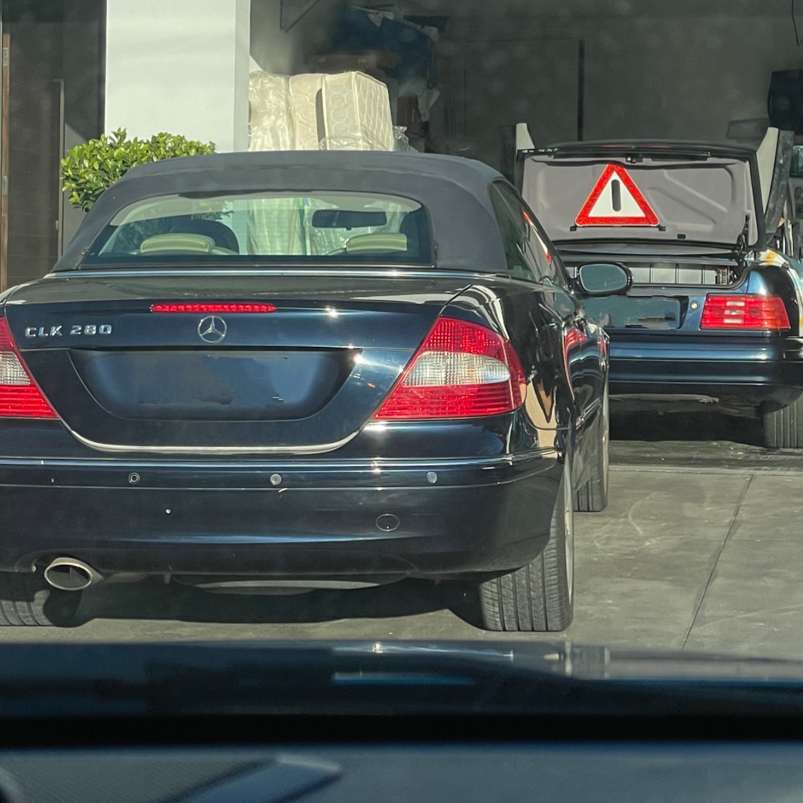 Mercedes convertible new generation and old