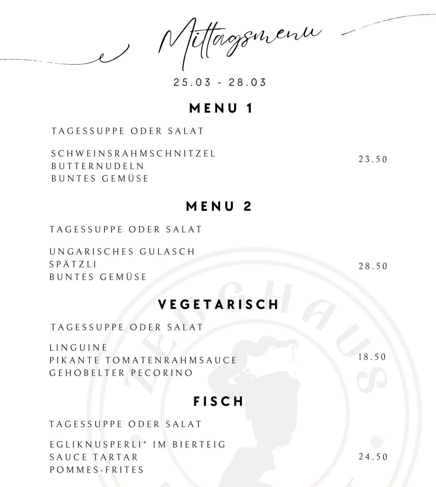 Wochenmenüs zum Energie tanken #food #schwiizerkuchi #zeughaus