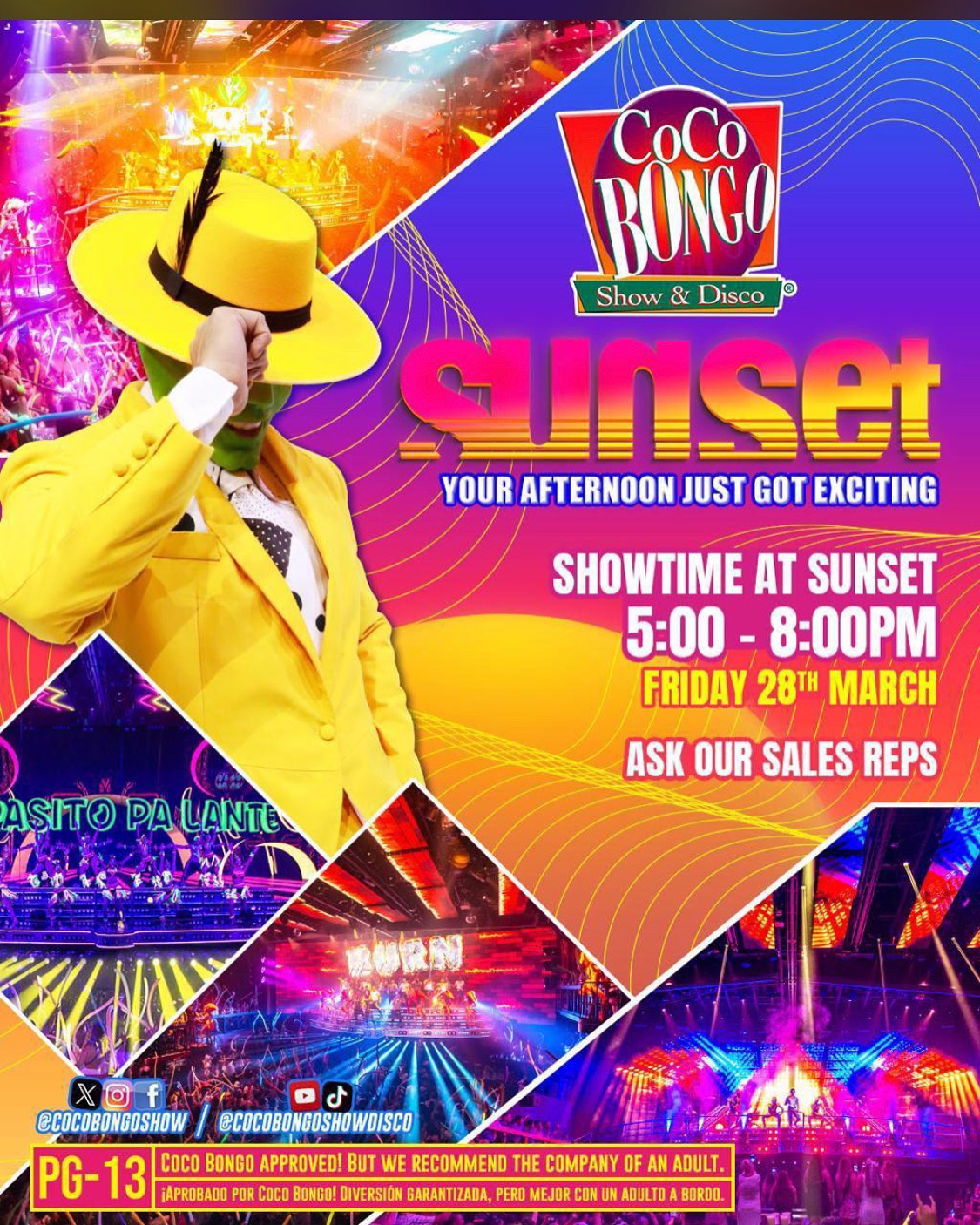 Minors ๐ฆ๐ง๐จโ๐ฉโ๐งโ๐ฆ๐จโ๐ฉโ๐งโ๐ฆ Alert ๐ CocoBongo Kids show in Cancun, Mexico ๐ฒ๐ฝ
Cancunโs biggest party ๐ is here for Minors/ kids ๐๏ธ๐๏ธ๐๐๐๐๐ฒ๐ฝ๐ฒ๐ฝ๐ฒ๐ฝ๐ฒ๐ฝ๐ฒ๐ฝ
Mark you date : March 28, 2025
Official booking tickets ๐ซ : https://www.cocobongo.com/?ref=ZVKUKITND5
Or scan.
#cocobongo for kids #kidshowincancun #niรฑos