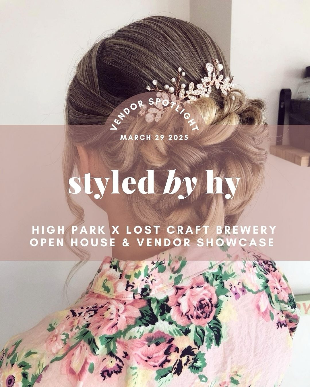 ✨ Vendor Spotlight: Styled by HY ✨
Your wedding day hair should be nothing short of magical, and Styled by HY is here to make that happen! 💫 From effortlessly romantic updos to sleek, modern styles, this talented hairstylist knows exactly how to bring your bridal hair vision to life. And the best part? She’s bringing a stunning collection of bridal hair accessories to our High Park x Lost Craft Brewery Open House & Vendor Showcase!
📅 Date: Saturday, March 29, 2025
📍 Location: High Park x Lost Craft Brewery, 839 Runnymede Rd, Toronto
⏰ Time: 1:00 PM – 5:00 PM
Whether you’re looking for the perfect hairpiece to complete your look or want to chat about your wedding day style, Styled by HY has you covered! Don’t miss the chance to meet her in person, get inspired, and maybe even find the perfect finishing touch for your big day. ✨
💍💇♀️ Tag a bride-to-be who needs to check this out!
@styledby.hy
#TorontoBrides #TorontoWeddings #WeddingHair #BridalHairToronto #TorontoBridalStylist #GTAWeddings #TorontoEvents #TorontoVendors #WeddingOpenHouse #WestToronto #BloorWestVillage #JunctionTO #Roncy #TorontoEngagement #BridalHairAccessories #HairJewelry #TorontoBeauty #WeddingShowToronto #PlanYourWedding #TorontoWeddingVendors #WeddingHairIdeas #TorontoSalon #BridalUpdo #HairInspo #LuxuryBridal #TorontoMUA #TorontoFashion #LoveInTheGTA #GTAWeddingVendors #StyledByHY