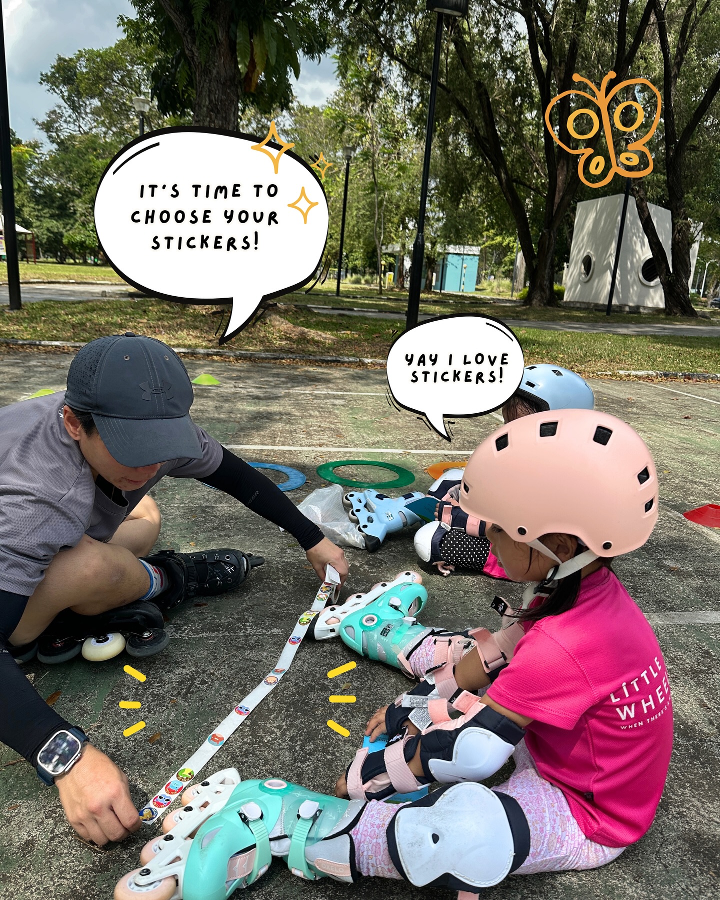What’s better than learning how to skate? Getting rewarded for all that hard work! 💪🏼 Our little wheelers know that determination and effort always pay off, and their favorite part of every lesson? Choosing a sticker to add to their growing collection! We love seeing them light up with excitement!🫶🏼✨
#littlewheelwerks #littlewheelers #inlineskating #sgmummy #sgkids #rollerblading