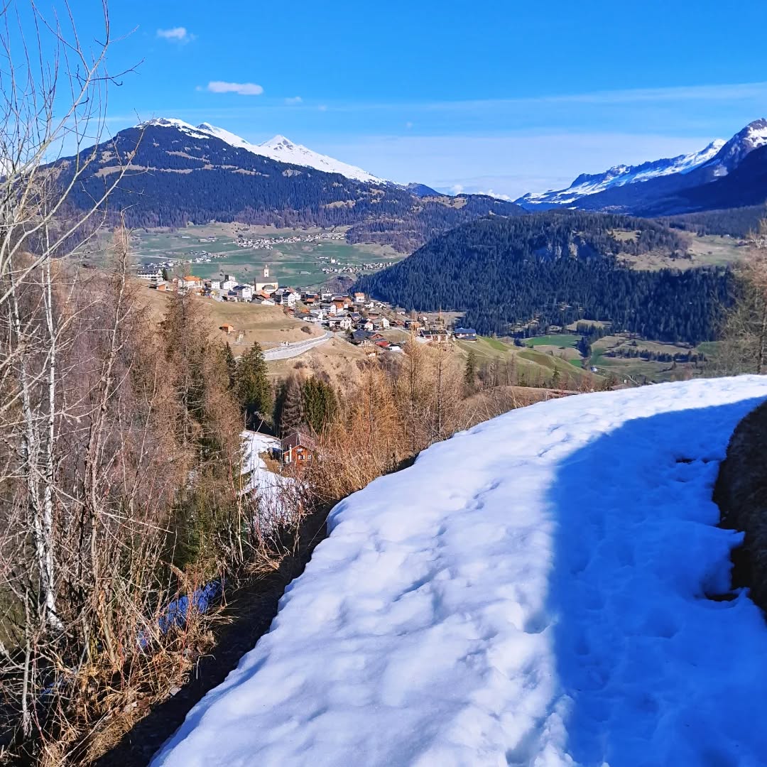 Schnee trifft Frühling. Bei herrlichem Ohne-Jacke-unterwegs-Wetter kann man in Stierva momentan noch den Winter unter den Füssen und den Frühling rundherum geniessen.
#uts #stierva #frühfrühling #ersteblütenamwegrand #schneespur