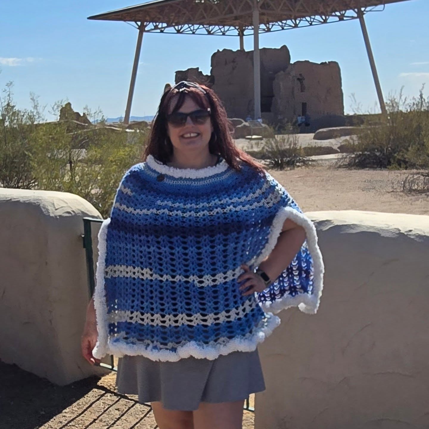 A little modeling at the Casa Grande Ruins this weekend! Beautiful weather and a beautiful adventure! These will soon be posted on my website! Piecesbyneicy.com