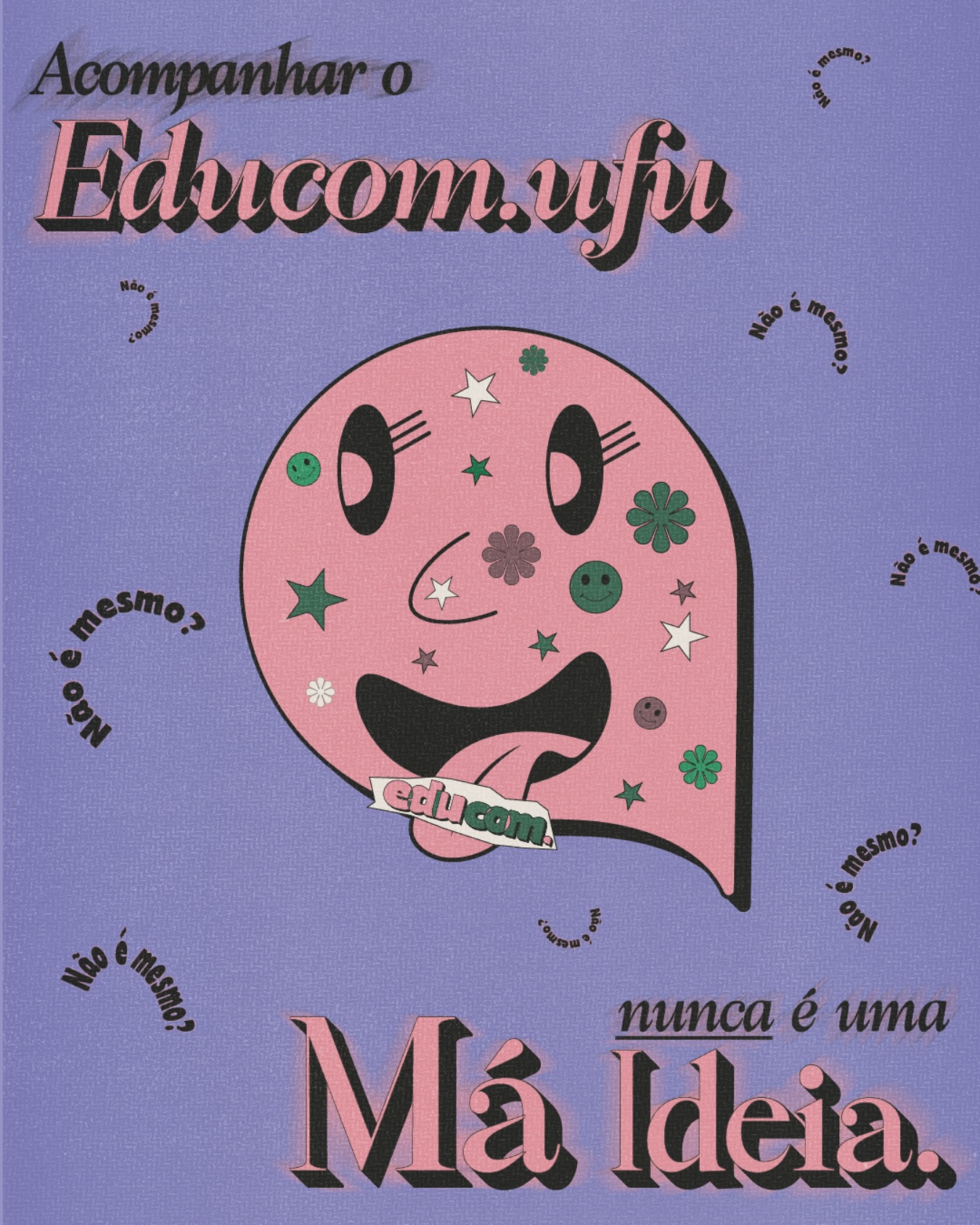 Ká não tem carteira de motorista para ir ao show, mas trouxe para o @educom.ufu um pouquinho de sua essência. Acompanhar o Educom.ufu nunca é uma má ideia, não é mesmo?
#sósefazjunto #educom #show