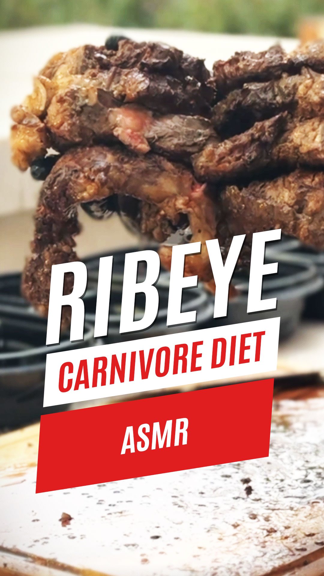 We’re going to cut these 5 pounds into 4 steaks #carnivore #carnivorediet #steak