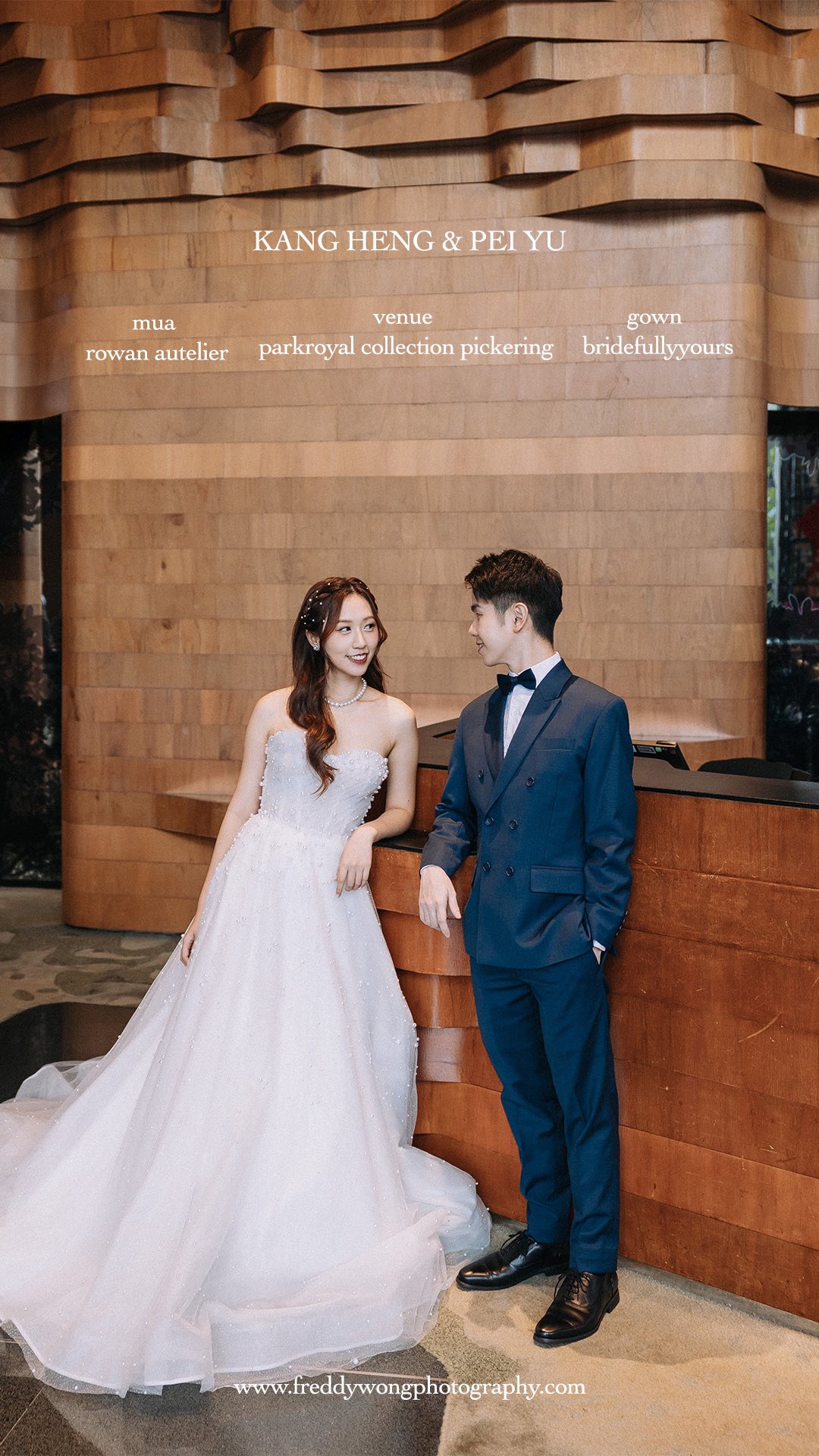 The moments from Kang Heng & Pei Yu wedding.
.
.
.
pg / @freddywongphotography
mua / @rowan_autelier @autelier_makeup
gown / @bridefullyyours
venue / @parkroyalcollectionpickering