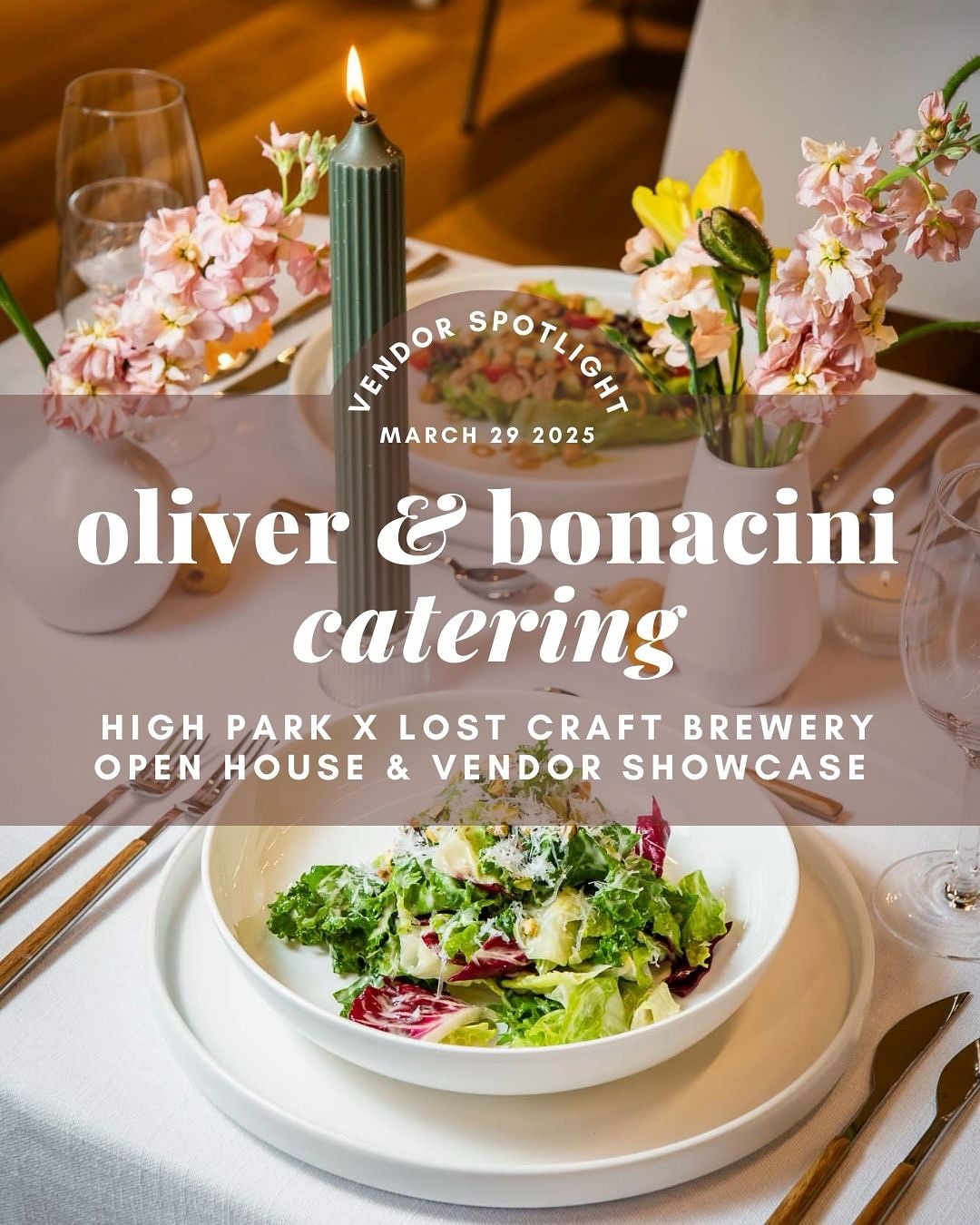🍽️ Flawless Food, Unforgettable Weddings! 🍽️
When it comes to wedding catering, Oliver & Bonacini knows exactly how to create a culinary experience that’s just as memorable as your big day! From beautifully plated dishes to perfectly paired flavors, they bring a touch of elegance and impeccable taste to every celebration. Whether you’re dreaming of a refined sit-down dinner, a stylish cocktail reception, or a feast that keeps your guests raving, O&B has you covered!
Meet the O&B Catering team in person at the High Park x Lost Craft Wedding Open House & Vendor Showcase! ✨
📅 Saturday, March 29, 2025
📍 High Park x Lost Craft Brewery
🎟️ FREE admission – RSVP now!
Come chat with their team about how to make your wedding menu a masterpiece! 🍷🍴
.
.
.
#TorontoWeddings #WestToronto #WeddingCatering #OBEvents #OliverAndBonacini #TorontoWeddingVendors #WeddingMenu #TorontoCatering #FoodieWedding #LostCraftBrewery #HighParkBrewery #EngagedTO #TorontoEvents #WeddingShowcase #TorontoVendors #FoodAndDrink #WeddingReception #LoveInTheGTA #TorontoEats
#TDotEats
#6ixFoodies
#TOfoodie
#TorontoFoodScene
#GTAfoodie
#ForksOfThe6ix
#Tastethe6ix
#YumToronto
#FoodiesofToronto