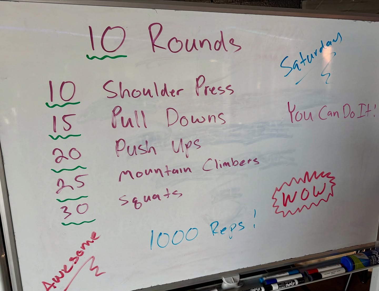 Great class this morning at FIT Warriors!
A fun group who made it through a lot of reps!