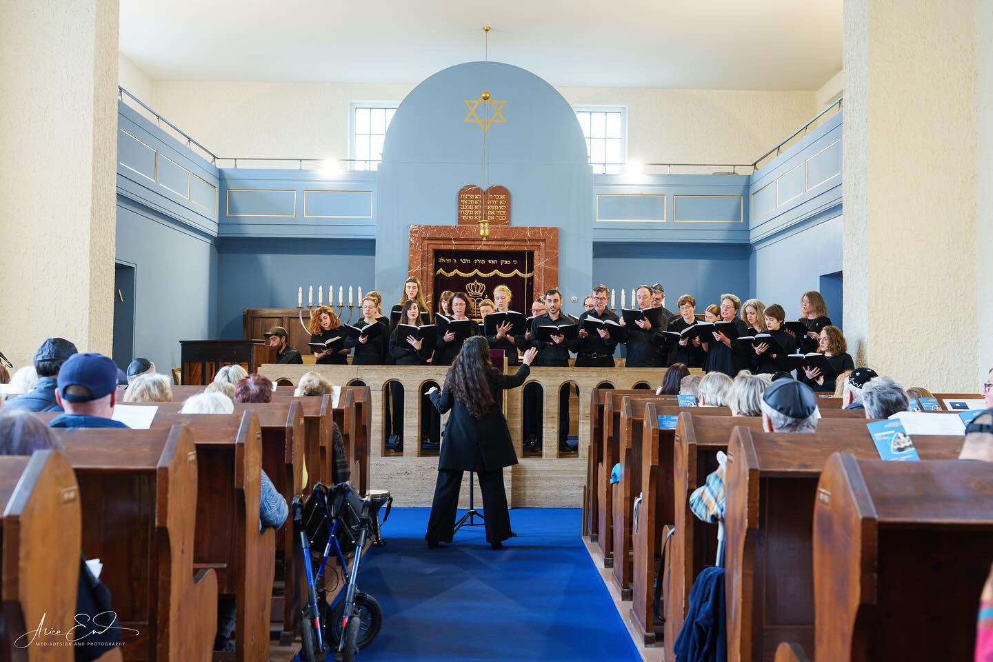 Impressions from our recent concert at @juedischisraelischekulturtage Thüringen. Photo credit: Alice End