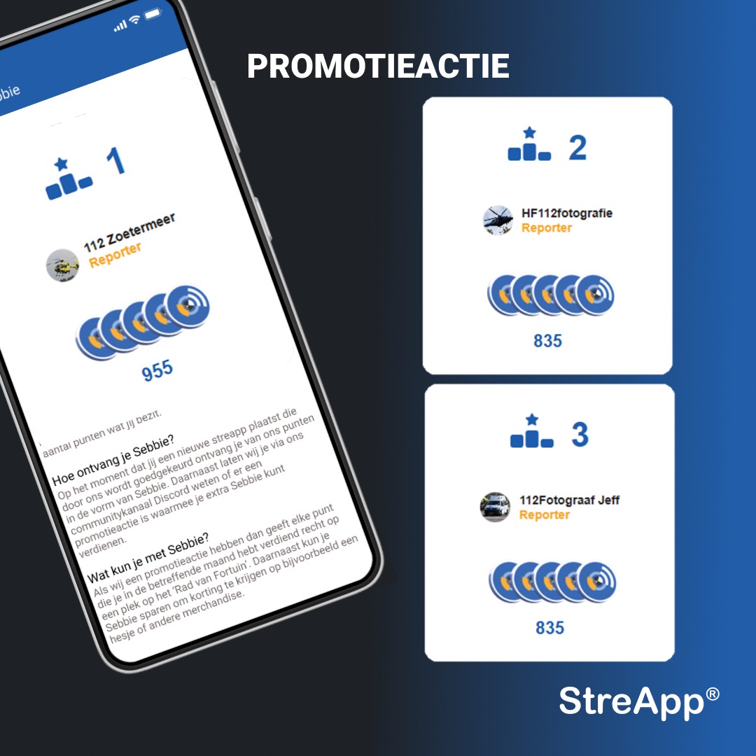 ⏳ Onze promotieactie loopt deze zondag af! Spannend… wie eindigt op nummer 1 in de ranking? 🏆
Nieuwsgierig naar onze start-up en 112-fotografie? 🚨📸
Stuur ons een DM en sluit je aan bij onze community – je bent van harte welkom! 🙌🔥
#112fotografie #evenementenfotografie #112spotter #persfotograaf