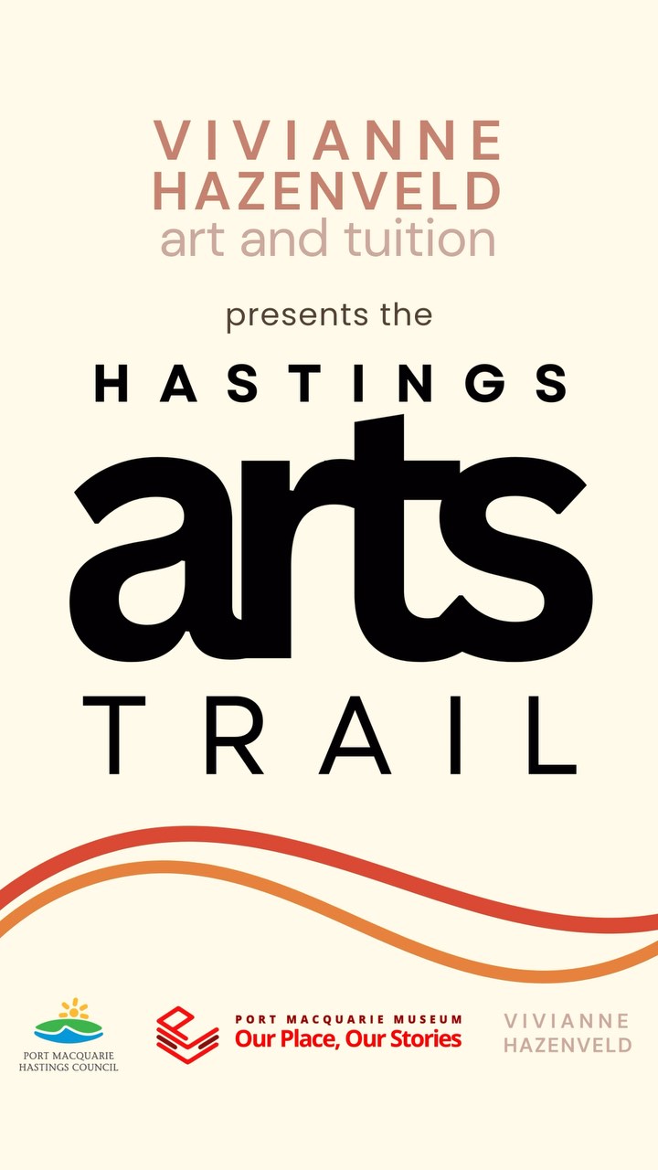 Introducing the Hastings Arts Trail!
This exciting two-day event will see our artists and makers open the doors to their studios, workshops and shared spaces throughout the Hastings.
Watch this space for more info!
Generously funded by @pmhcouncil and supported by @portmacquariemuseum
@portmacquarie
@artwalkpmq @artsmnc
@portmacquarieartandcraftcentre
@wauchopecreativehub
@wauchopechamber
#Hastingsartstrail
#portmacquariety
#portmacquarie
#iloveportmacquarie