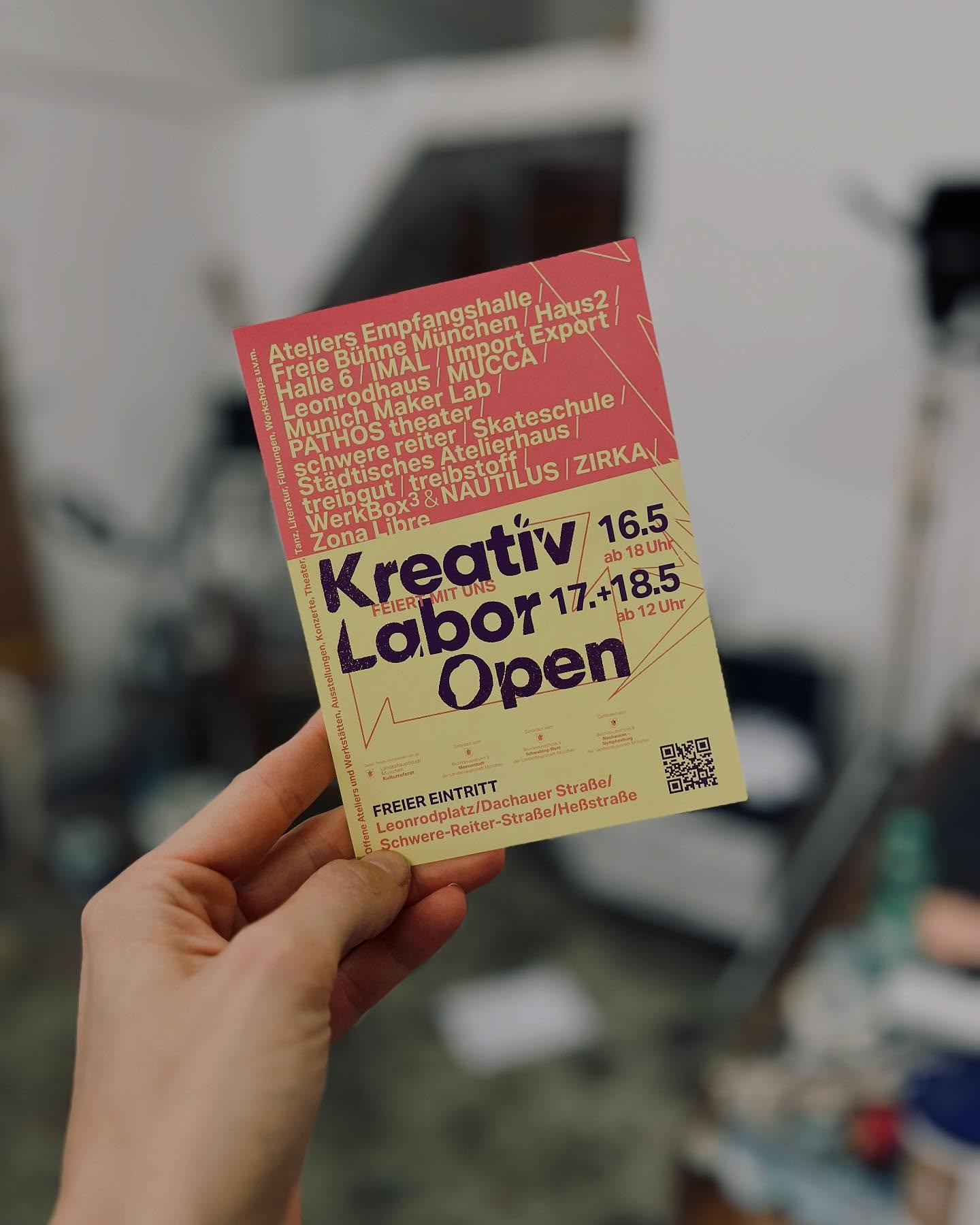 !save the date! ✨ Zeit, mal wieder die heiligen Hallen zu öffnen!
Am 17. und 18. Mai öffne ich mein Atelier im Rahmen der zweiten Ausgabe des #kreativlaboropen im #kreativquartiermünchen 🎉 kommt mich besuchen - ich freu mich auf euch!