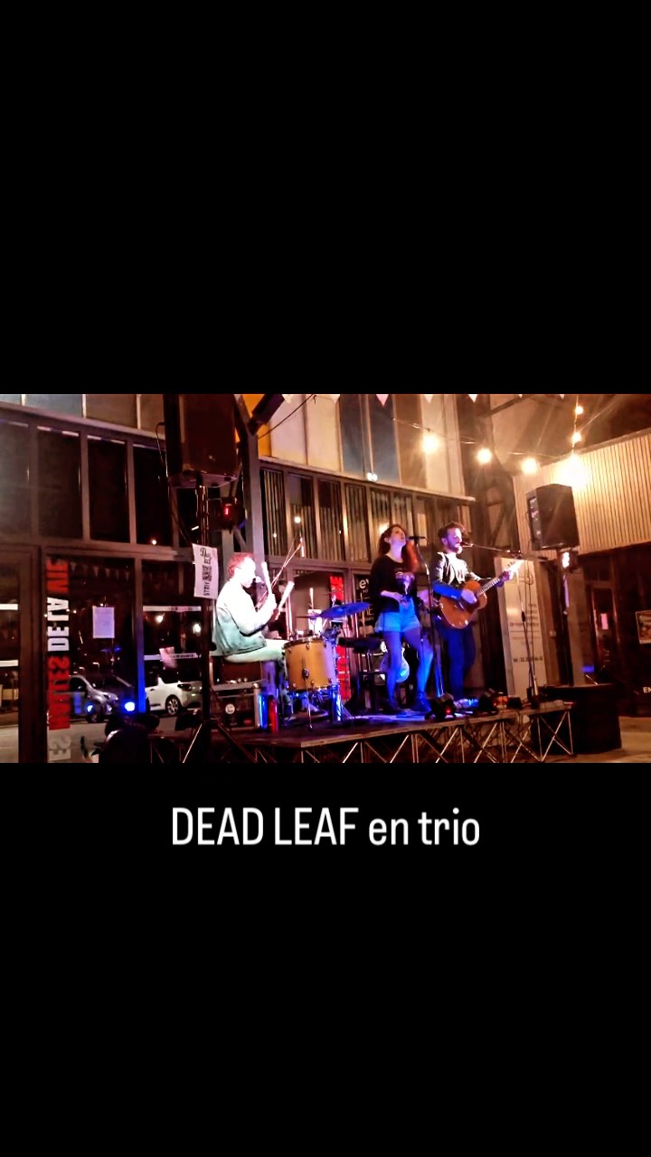Première date en trio ! Merci @cotevinscotebieres !!!
Bientôt d’autres dates 🙌🔥💀🍂
Titre « je te regarde »
#deadleaf #singerwoman #acousticguitars #cajon #percussions #livemusic