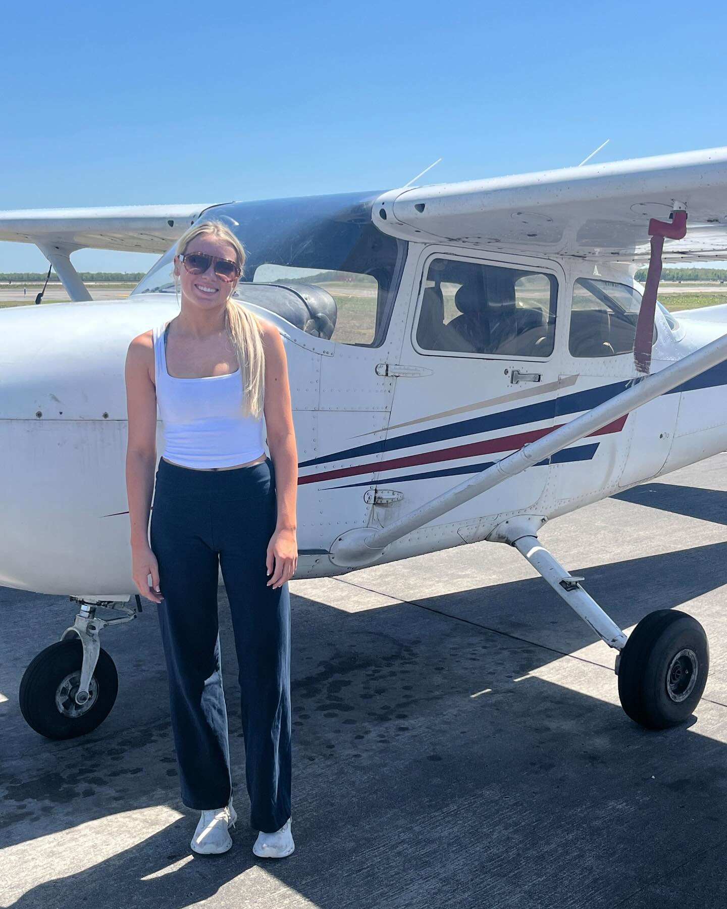 Congrats to Madison Mcginn on her first solo! She did a great job.