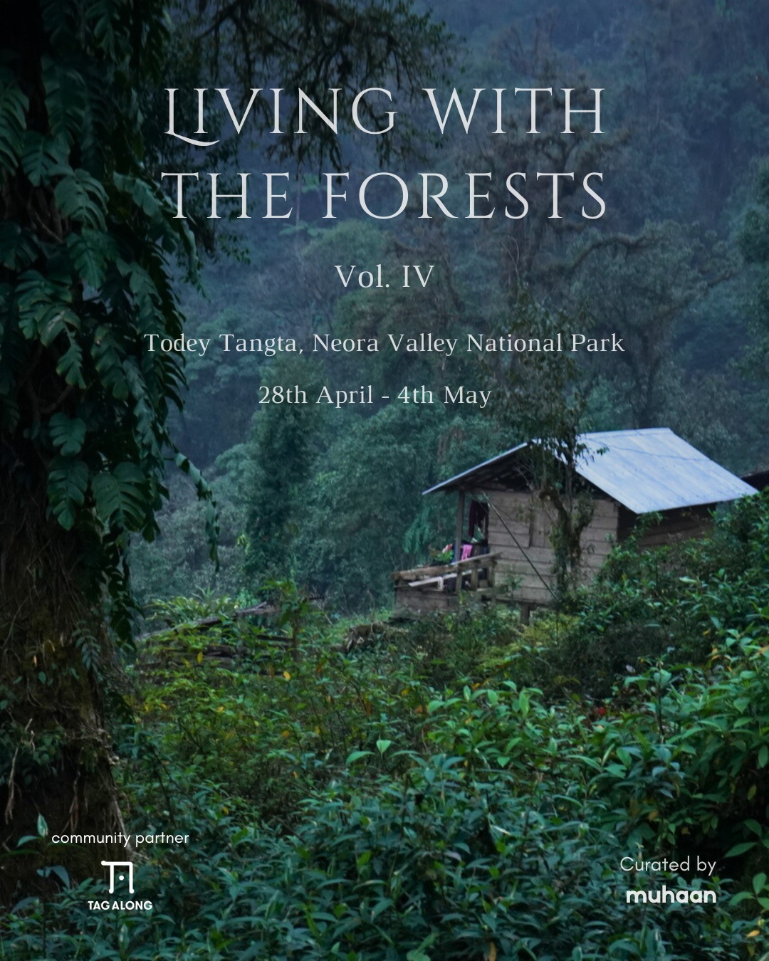 Living with the Forests – Todey Edition
Dates: 28th April – 4th May 2025
Location: Todey, the last village of Kalimpong, on the fringes of Neora Valley National Park
Step into a world where forests whisper stories, rivers hum ancient songs, and traditions thrive in harmony with nature. Living with the Forests is back – this time in Todey, a hidden gem at the edge of the Neora Valley, where the landscapes hold deep-rooted wisdom and the communities preserve the rhythms of the wild.
Join us for seven immersive days of walking old trails, learning from indigenous knowledge keepers, foraging, crafting, storytelling, and rediscovering the bond between people and the forests.
For more details and registrations links please find the detailed brochure link in our bio.
#LivingWithTheForests #Todey #NeoraValley #CommunityWisdom #ForestLiving #SlowTravel