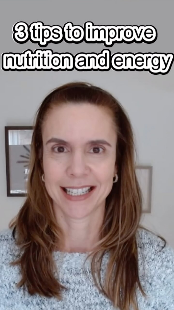 Here are 3 tips that will immediately improve the quality of your nutrition and make you feel more energetic throughout the day:
1. Start the day with a balanced breakfast that has at least 20g of protein, good source of carbs (with fiber) and good fats.
Try something like 2 Egg avocado toast + 1 glass of milk or an oatmeal w/ pp fruits and nuts
2.If your next meal is over 4 hours away from your last meal – try to add a snack that has some protein
Examples are fruit w/ PB or yogurt, a protein bar (sometimes), or a smoothie (w/ Greek yogurt or pp)
* This will prevent excessive hunger and will regulate your blood sugar
3.instead of drinking just water during the day, try drinking about 4 glasses of water and 4 glasses of an electrolyte drink (without sugar).
Hope this helps!
💖,
Anna
#nutrition #midlife #menopause #womenshealth #healthyliving