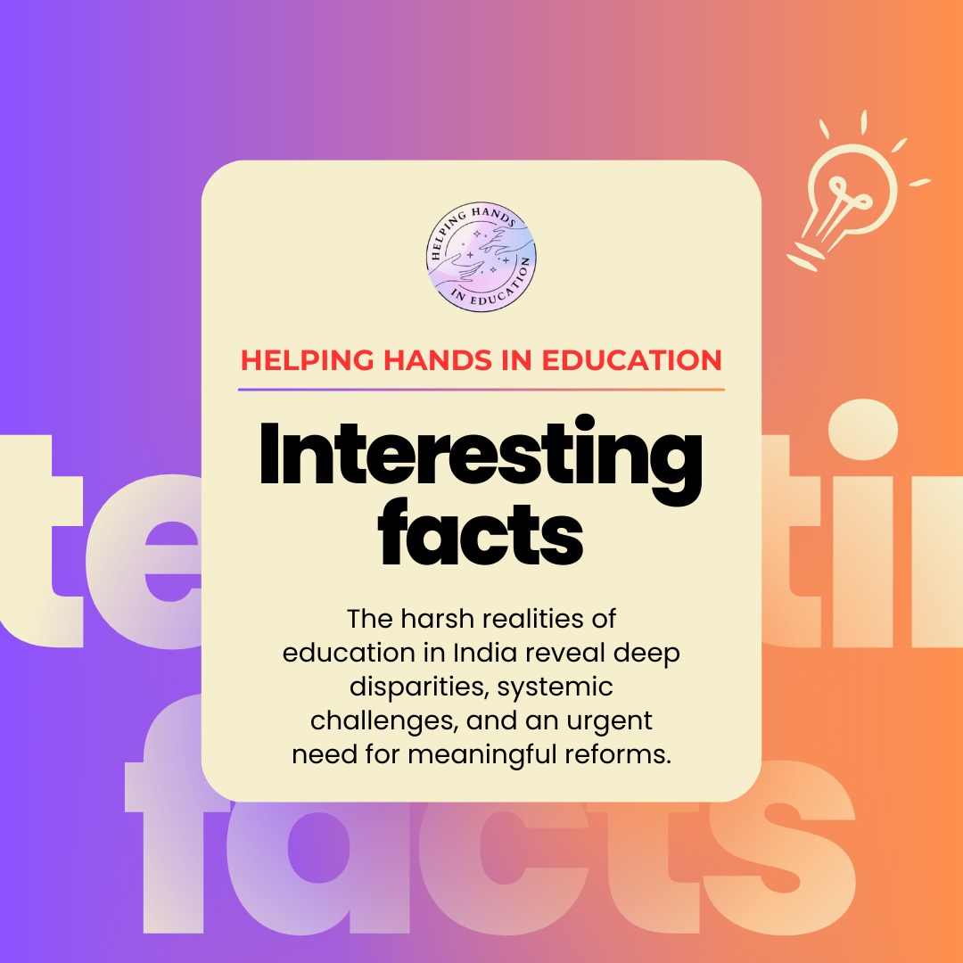 Education in India faces more challenges than we often realize—from unequal access to outdated resources and underfunded schools. 📚💔
Let’s uncover the truth and work towards a brighter, more inclusive future for every child. 🌟
#HelpingHandsInEducation #EducationForAll #ReformEducation #EqualOpportunity #SupportChange