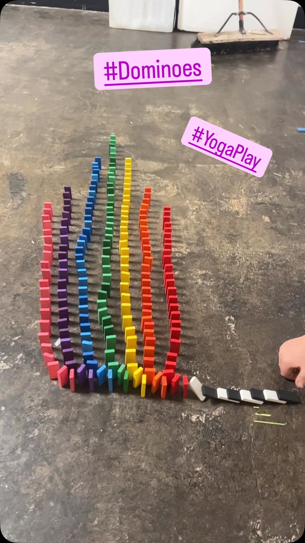 #Dominoes #YogaPlay