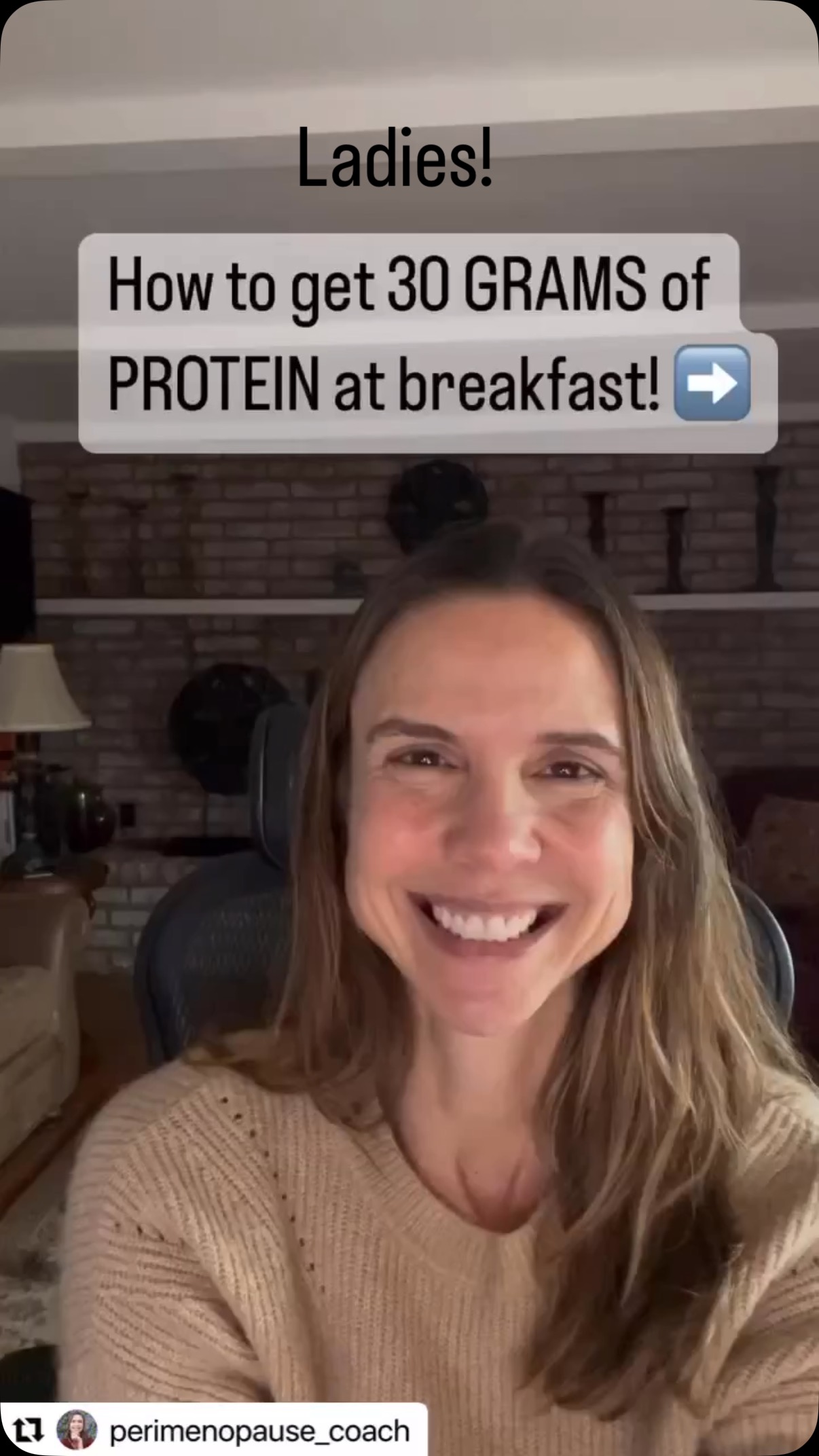 I decided to share this because I know many of you struggle to get enough protein in your daily nutrition.
When we’re talking about women 40+, and especially active women or those who want to lose body fat, the recommended amount of protein intake is between 1.6 to 2 grams per kg of body weight.
This usually means 100g or more of protein per day.
👉🏽 The tricky thing about protein is that it seems that only around 20-40 grams can be absorbed in a 3-4 hour window.
That means that protein needs to be distributed throughout the day, so it’s important to include it in your breakfast.
In addition to that, research has found that getting enough protein in your breakfast can help curb overeating later in the day.
So aim to get at least 20, preferably 30g of protein in the main 3 meals (breakfast, lunch and dinner) and around 10-20g in your snacks.
❓ Want to learn how to eat right for your 40+ self and how to include strength training into your life FOR GOOD? How to implement the tools you need to maintain sustainable healthy habits? How to manage your hormones and feel better?
✅ Go to my profile and check out my link for free resources and more information about me.
Much ❤️,
Anna.
#menopause #midlife #womenshealth #nutrition