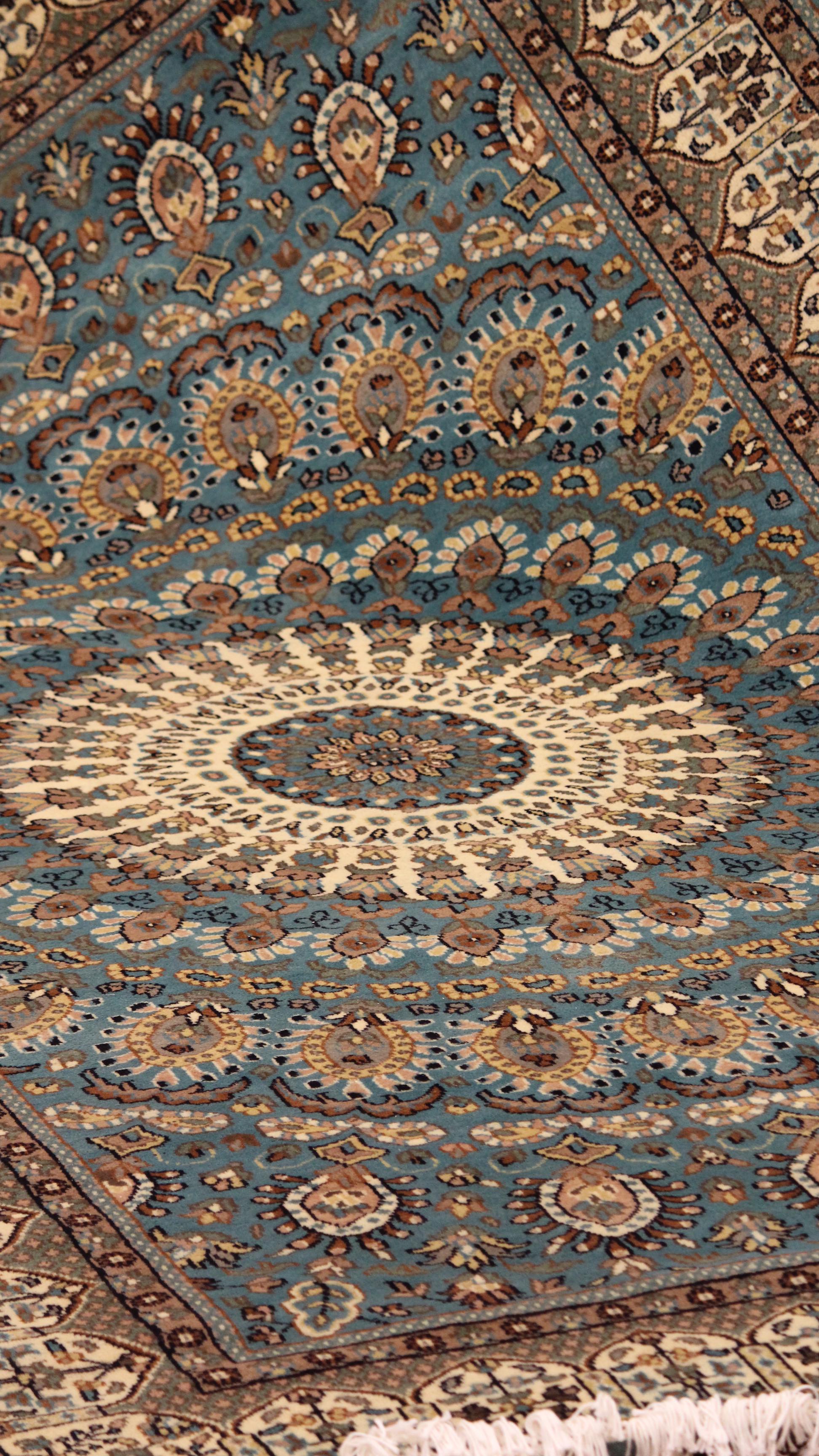 Experience timeless luxury with this exquisite hand-knotted wool carpet, where tradition meets artistry. Its mesmerizing medallion design creates an enchanting focal point, while the interplay of rich blues, warm golds, and earthy browns shifts elegantly under different lighting—offering a dynamic color-changing effect. A masterpiece of craftsmanship, this rug transforms any space into a realm of sophistication and opulence.
:
:
@kashmir_cashmeree
:
:
Dm For More Details
:
:
#kashmircashmere #woolsilkcarpet #silk #silkcarpet #woolcarpet #rugs #rugsofinstagram #handknotted #handknottedrugs #handkottedcarpets #handknottedrug #blue #colourchanging #usa #florida #miami #newyork #carpets #trending #trendreels #trendingreels