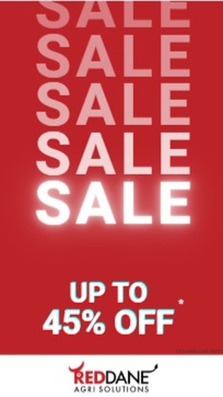 ❗We are having our first Stocktake Sale with up to 45% off on selected items. Do not miss out on a good deal! Different stocks are offered at different branches. Please contact us to check availability, it's limited!❗
Mt Hampden: +263 779 577 176
Craster Road, Southerton: +263 779 577 222
ART Farm, Mt Pleasant: +263 773 570 604
#RedDaneAgriSolutions #RedDaneAgriCentre #StocktakeSale #DoNotMissOut #WeAreLivestock