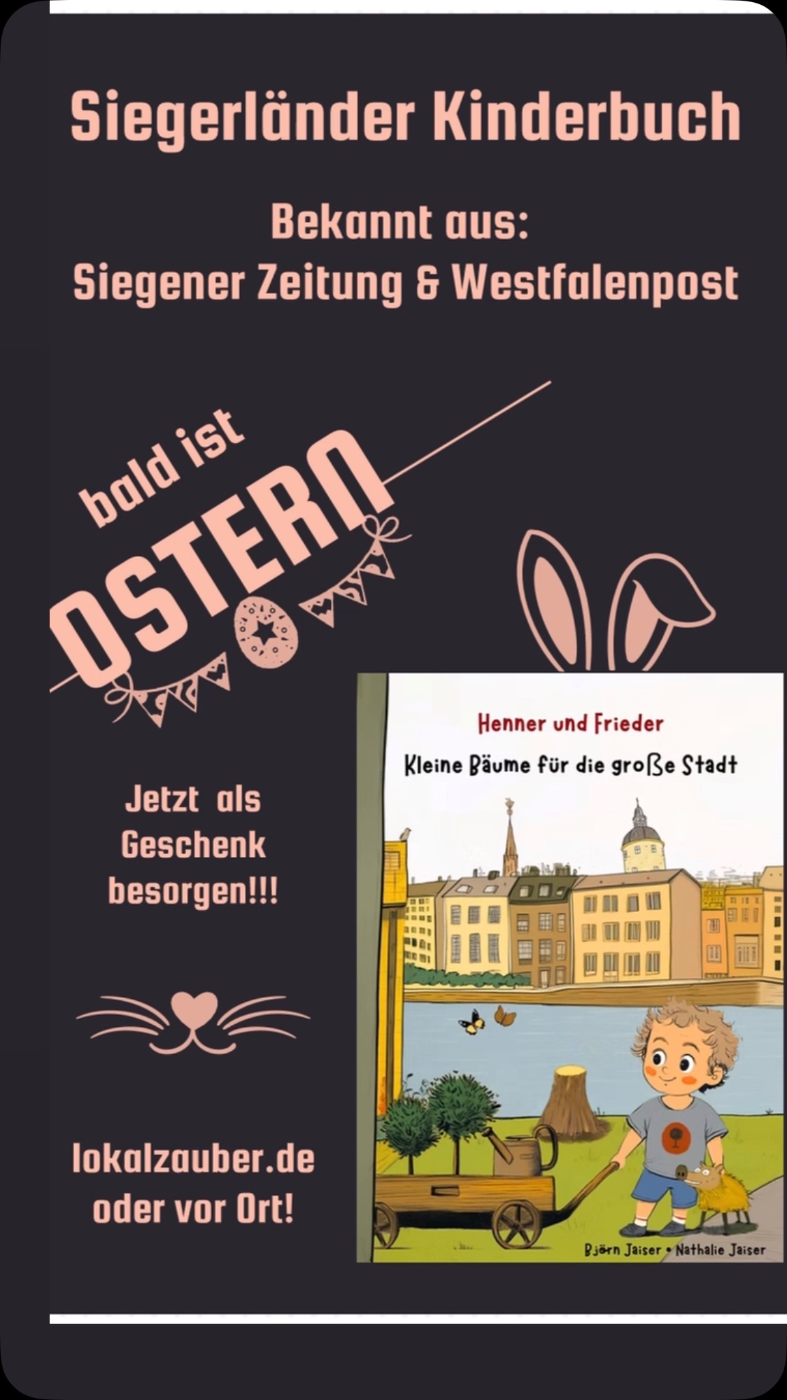 #kreuztal #burbachsiegerland #neunkirchen_siegerland #wilnsdorf #siegen #siegenwittgenstein #hilchenbach #netphen #badlaasphe #erndtebrück #freudenbergsiegerland #wimmelbuch #kinderbuch #lokalzauber #siegerland #wimmel #buch #wildschwein #hennerundfrieder #beauty #mama #mamaleben #mamalife #love #schwanger #allerliebsteskinderbuch #kinderbuchzeit #kinderbücherschreiben #kinder #ostern