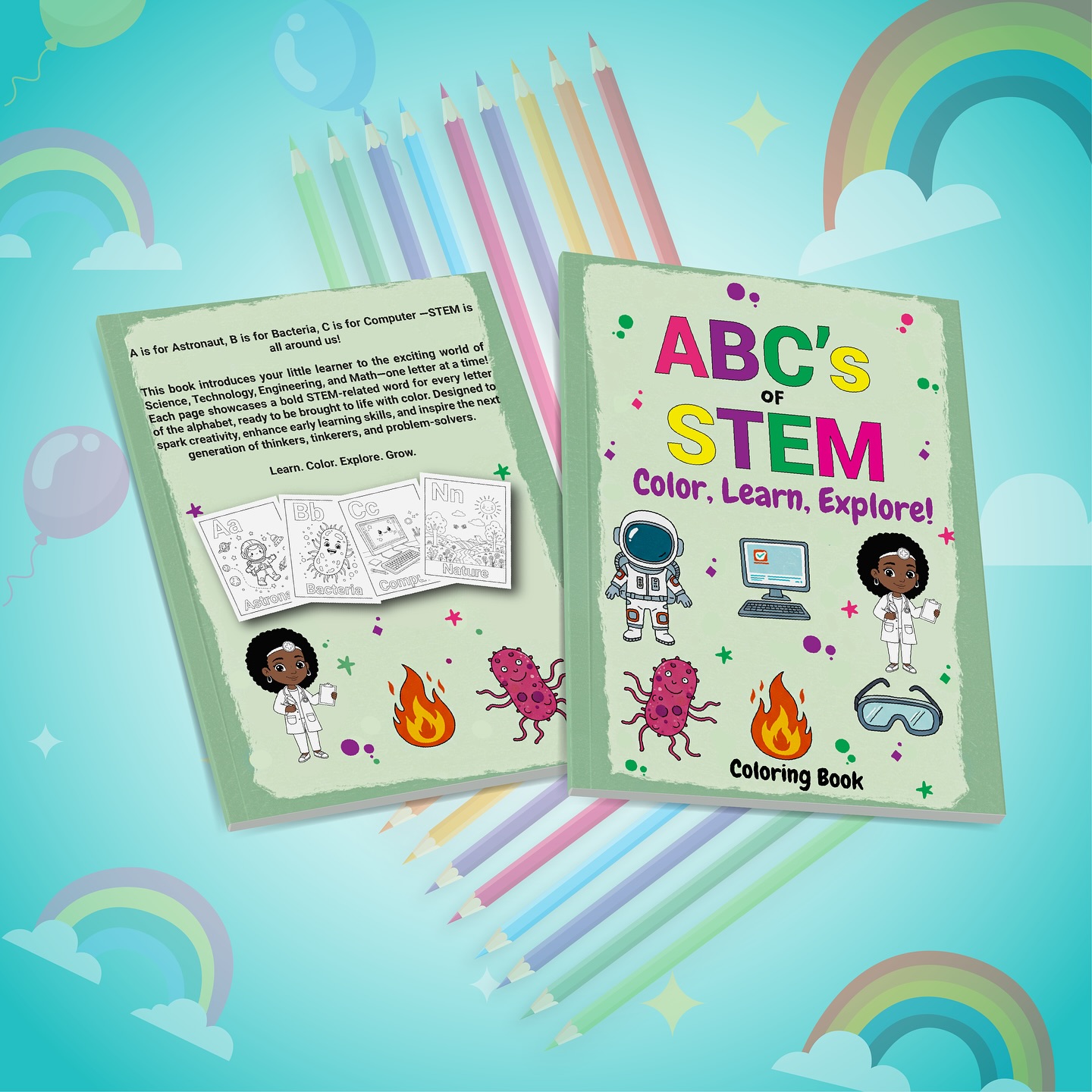 📢 Preorder Today! ✨ The ABC’s of STEM Coloring Book ✨
🩷💜💚💛
🚀 Spark curiosity and inspire young minds with this fun and educational coloring book! Our ABC’s of STEM introduces kids to Science, Technology, Engineering, and Math through engaging illustrations and that is guaranteed to require a STEM explanation—one letter at a time!
🎨 Perfect for little learners, this book makes STEM exciting, accessible, and creative.
Preorder today to be among the first to receive your copy and ignite a love for discovery!
🗓️Books ship on April 21, 2025
🔗 www.shelovesstem.com/shop
#ColorAndLearn #EarlySTEMEducation #EarlySTEMExposure #STEMEducation #FutureInnovators #shelovesstem #shelovescience #shelovesmath #shelovessengineering