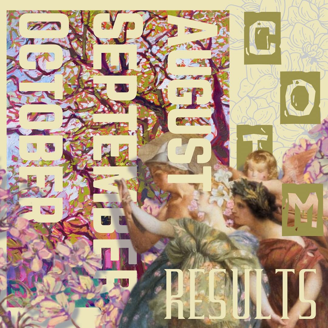 The August, September, and October COTM contest results are here! Thank you for all your submissions!