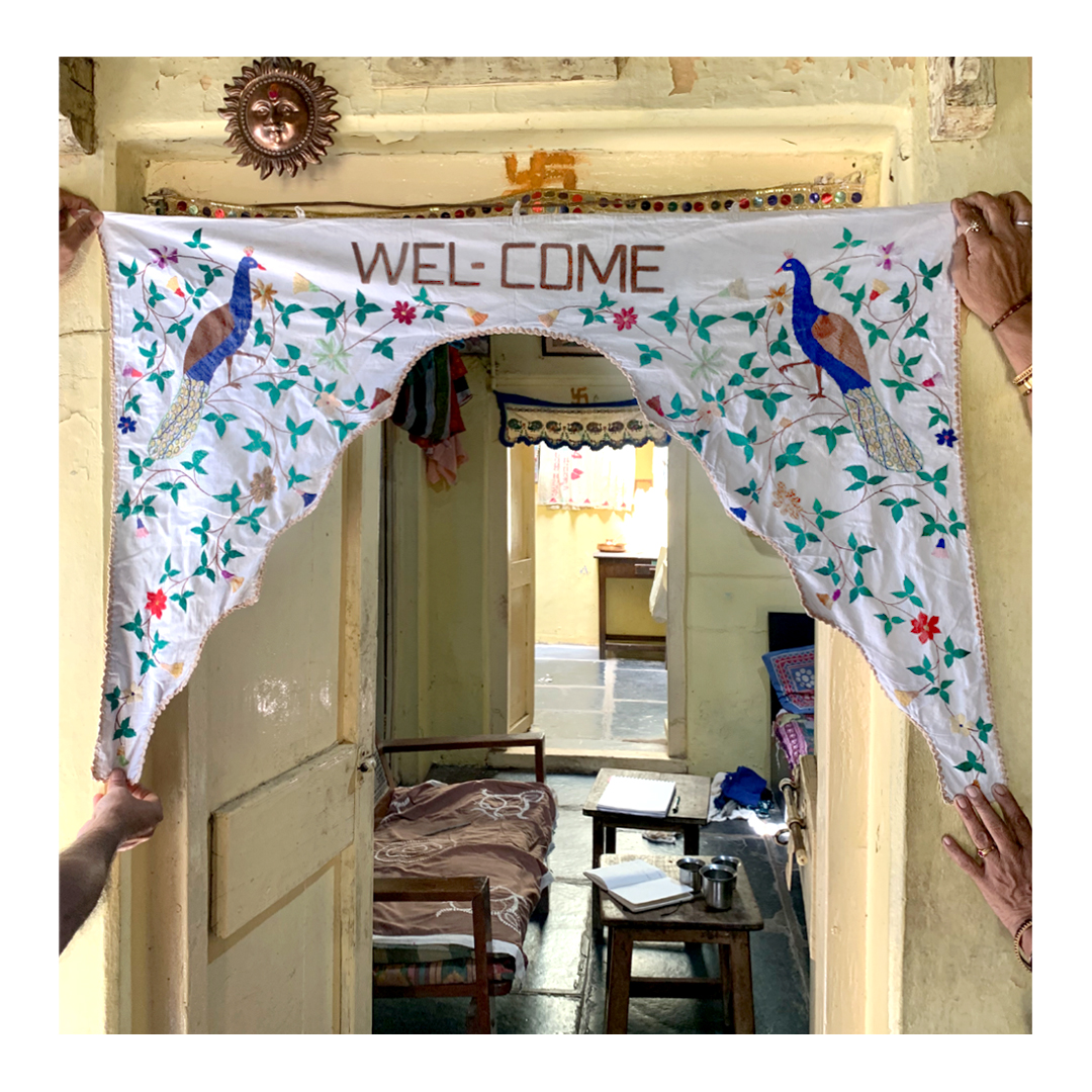 "Fabric Torana"
.
Cultural / Decoration
.
Torana (Kannada:ತೋರಣ) (Tamil: தோரணம்) or Bandanwal all refers to the decorative door hanging. Even decorative arches built in memory of a person or a milestone are also known as a Torana.
The usage of Torana is found in almost all Southeast Asian countries. Toranas are done by people using the prevailing craftwork technique of their region; hence the selection of materials was also based on that. They are made of grains, textiles, leaves, flowers, and even wood in certain areas.
They are seen as a symbol of welcoming guests and gods to one's home. These Toranas are also changed, reflecting the oncoming celebrations such as festivals and weddings in one's home. Until a few decades back, these were not produced commercially and were done by the locals for their houses.
.
.
EDA is a crowdsourced archive of Everyday design from the Indian Subcontinent.
Follow @everydaydesignarchive for more.
Photography @the_earthysoul @raksha_raman
.
.
.
.
.
.
.
.
.
.
.
.
.
.
.
.
.
.
.
.
.
.
.
#design #everyday #dailyobjects #designerobjects #homemade #artisanal #craftsofindia #artistsofindia #designarchive #indiansubcontinent #india #productdesign #householdobject #everydaydesignobjects