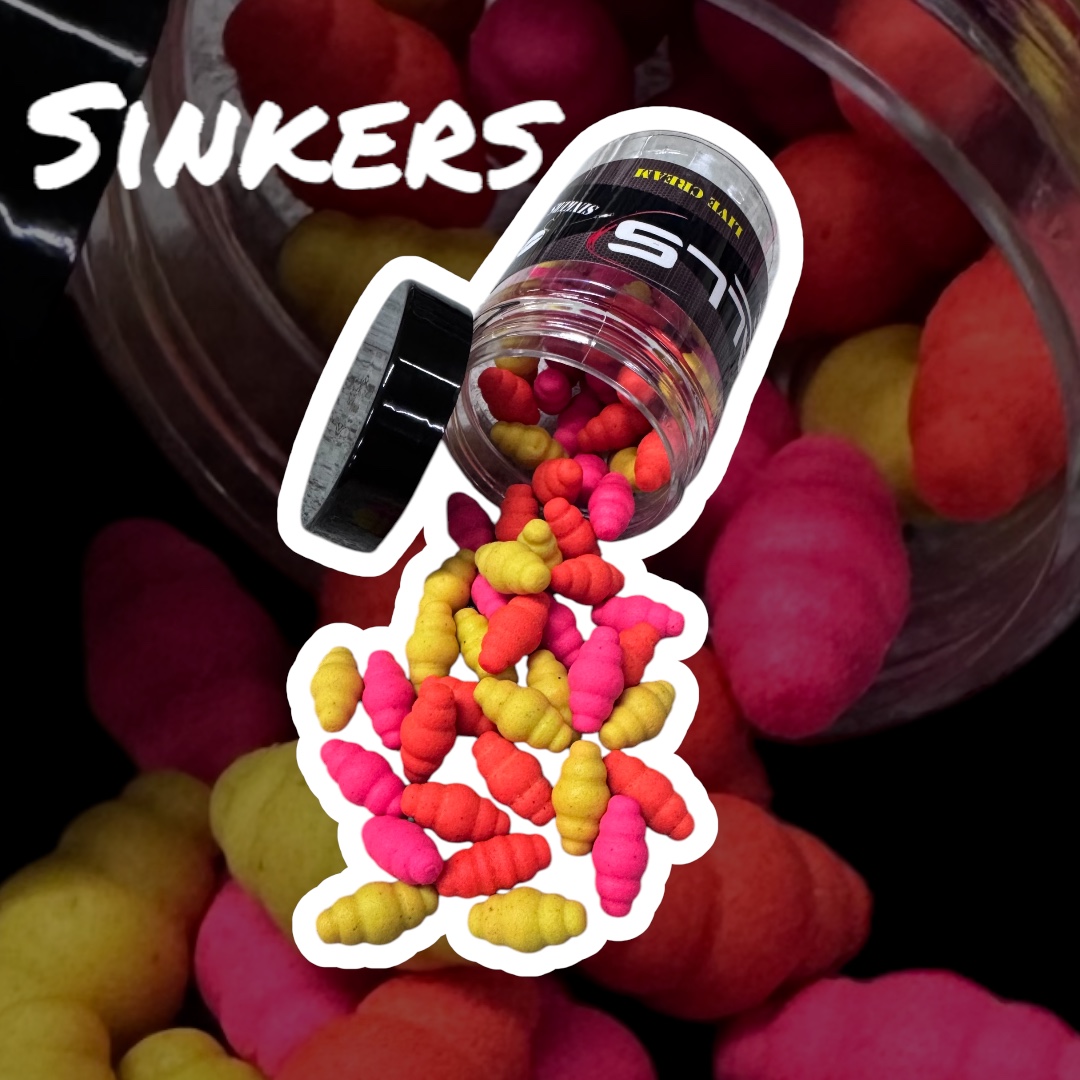 Live Cream Sinker Grubets #carpballs #sinkers #hookbaits #carpfishing #grubs #fluoro#coarsefishing