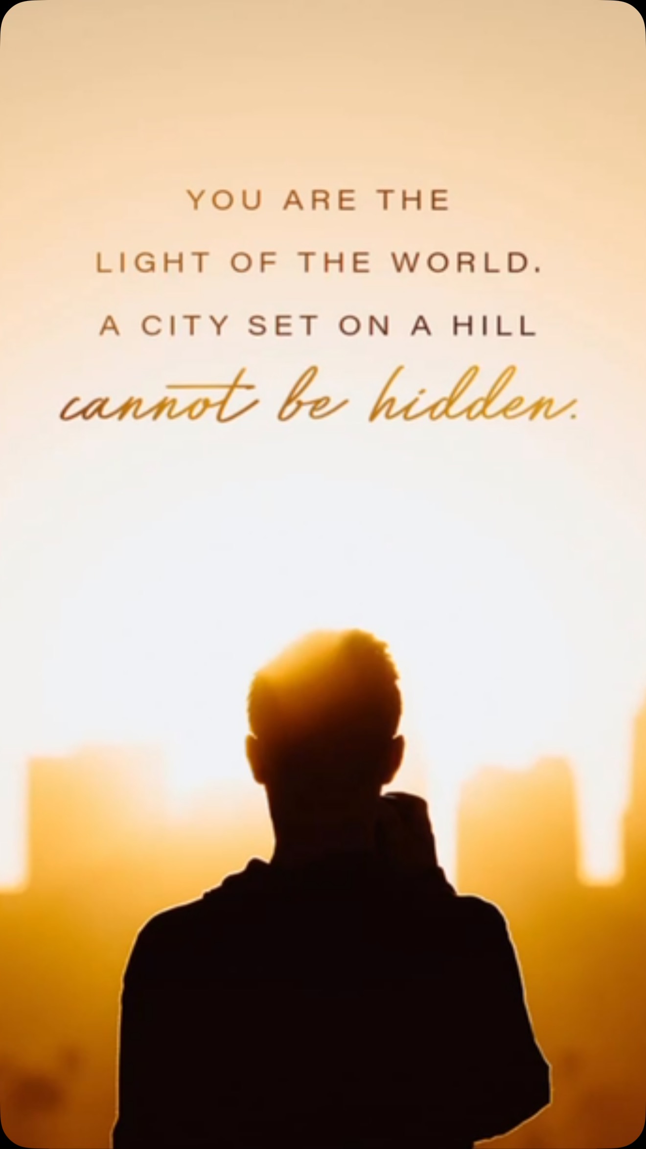 ““You are the light of the world. A city set on a hill cannot be hidden. Nor do people light a lamp and put it under a basket, but on a stand, and it gives light to all in the house. In the same way, let your light shine before others, so that they may see your good works and give glory to your Father who is in heaven.”
Matthew 5:14-16 ESV
#faithwork #godsword #workplace #Friday #weekend #praise