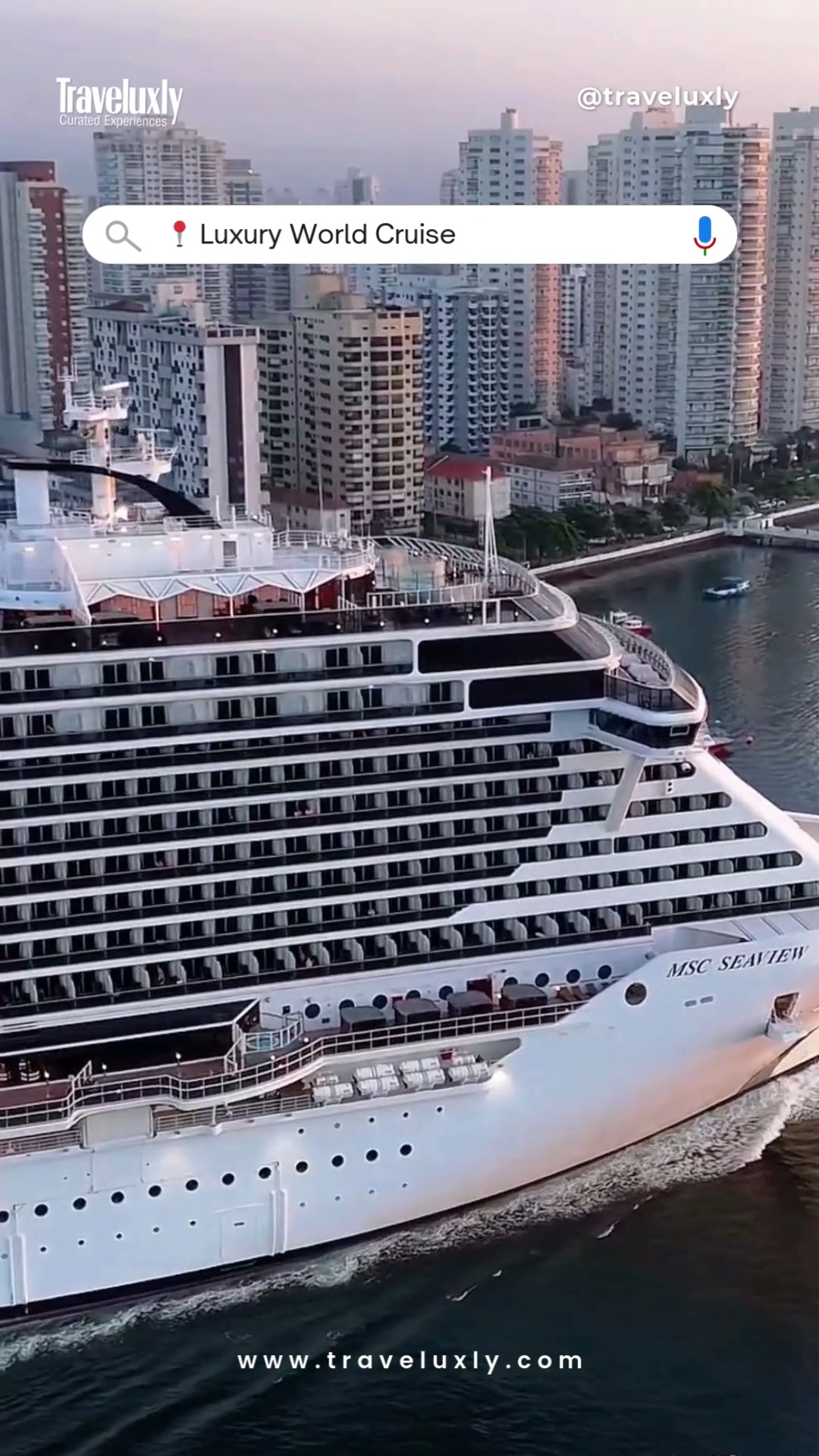 🌍 Sail the World in Ultimate Luxury
Step aboard a world-class cruise ship — over 5 times the size of the Titanic — for an unforgettable 121-day voyage across the globe.
From Michelin-level dining to extravagant parties and spa indulgence, every day is designed for those who live for once-in-a-lifetime experiences.
💸 All-Inclusive Price: From $41,000 USD per person
🛳️ 121 days | Around-the-world journey | Unmatched amenities
✨ Luxury isn’t just a destination—it’s how you travel.
📍 Luxury Cruise — Round-the-World Voyage
📍 Follow @traveluxly for more dreamy destinations & luxury escapes ✨🌏
#LuxuryCruise #WorldVoyage #CruiseLife #Traveluxly #LuxuryTravel #DreamTrip #BucketListJourney #ExploreTheWorld